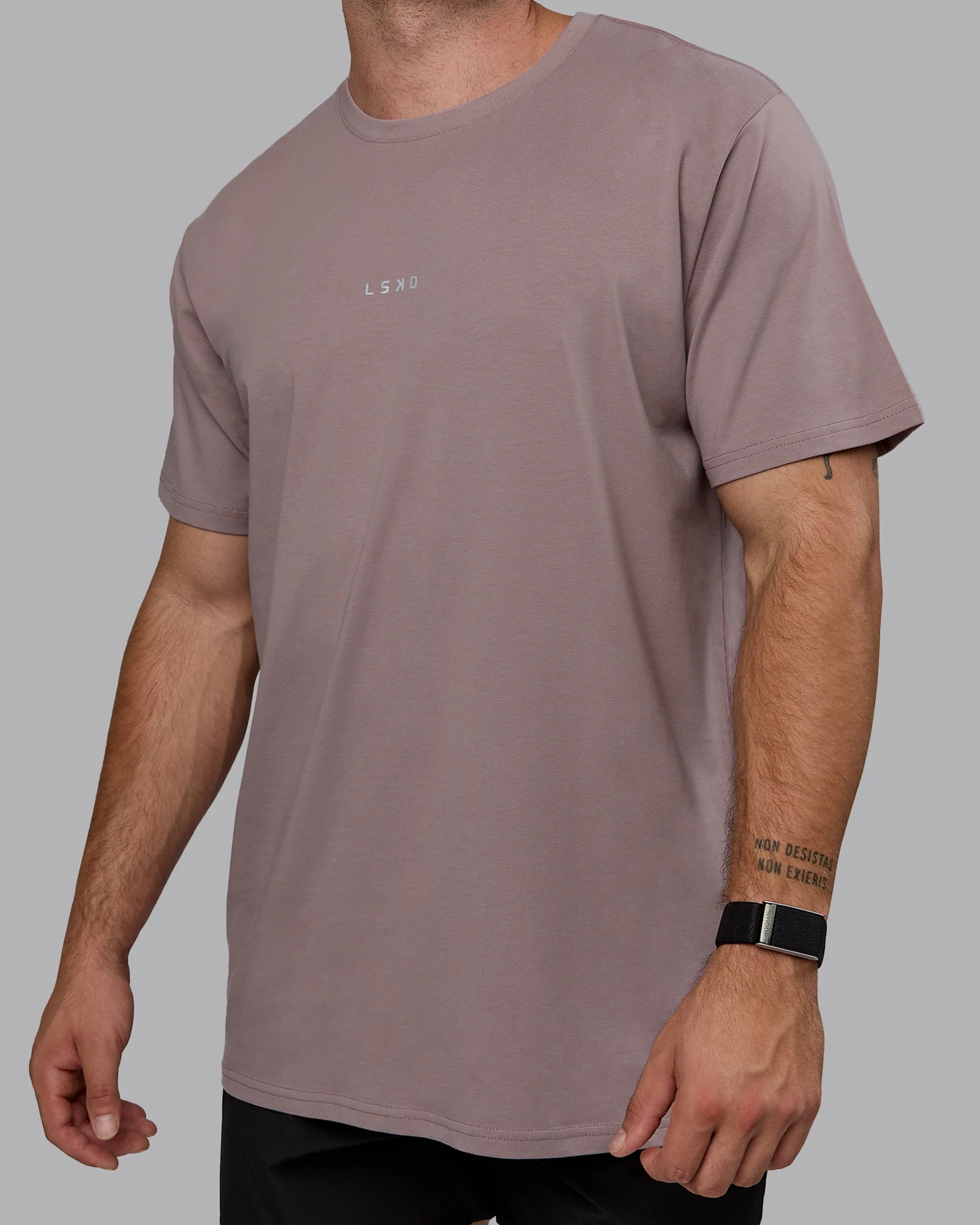 Base FLXCotton Tee - Greyish Purple - Image 5