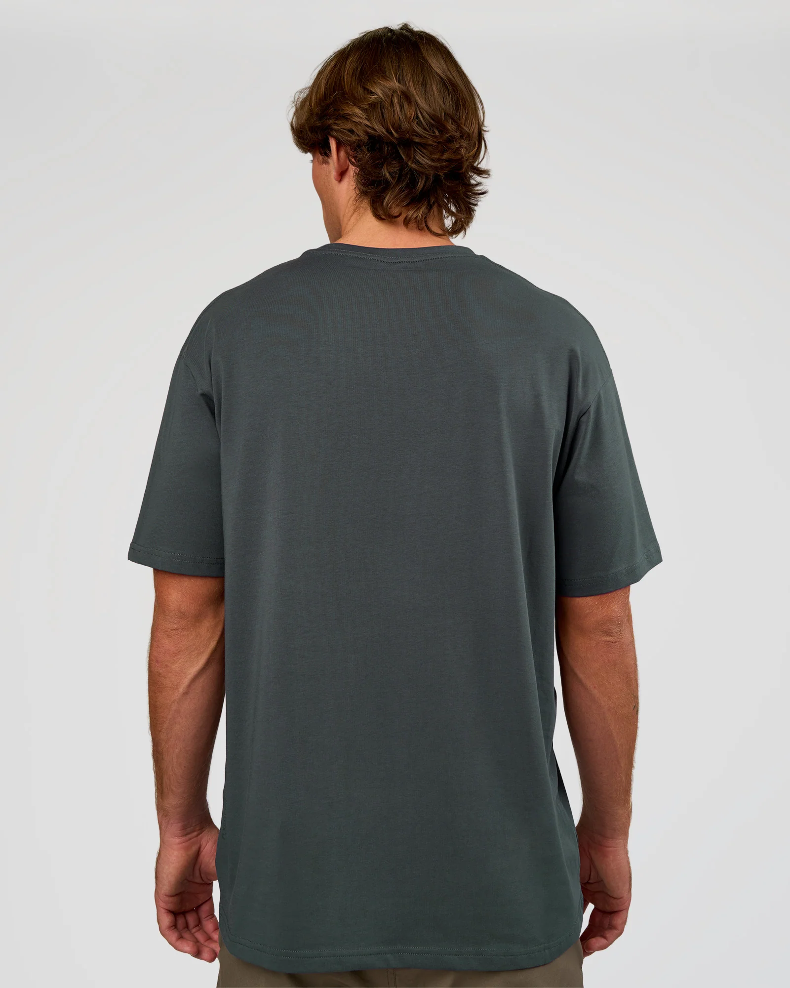 Base FLXCotton Tee Oversized - Dark Slate - Image 3