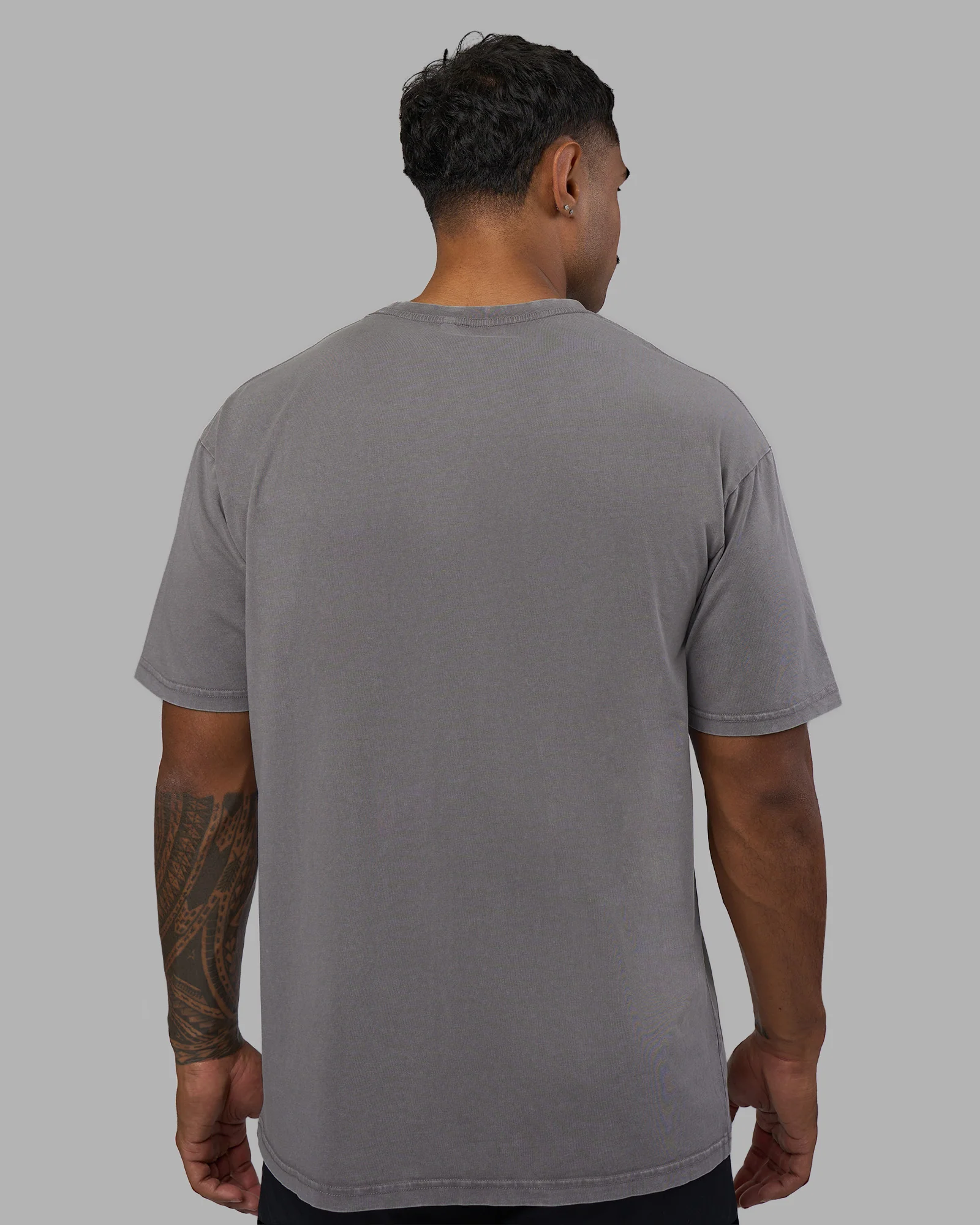 Base FLXCotton Tee Oversized - Storm Front Washed - Image 5