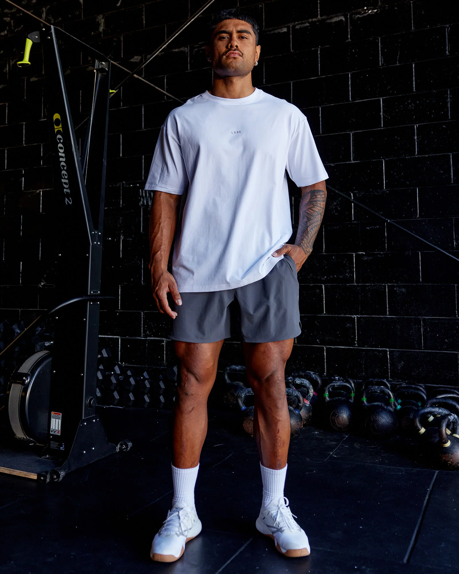 Base FLXCotton Tee Oversized - White - Image 4