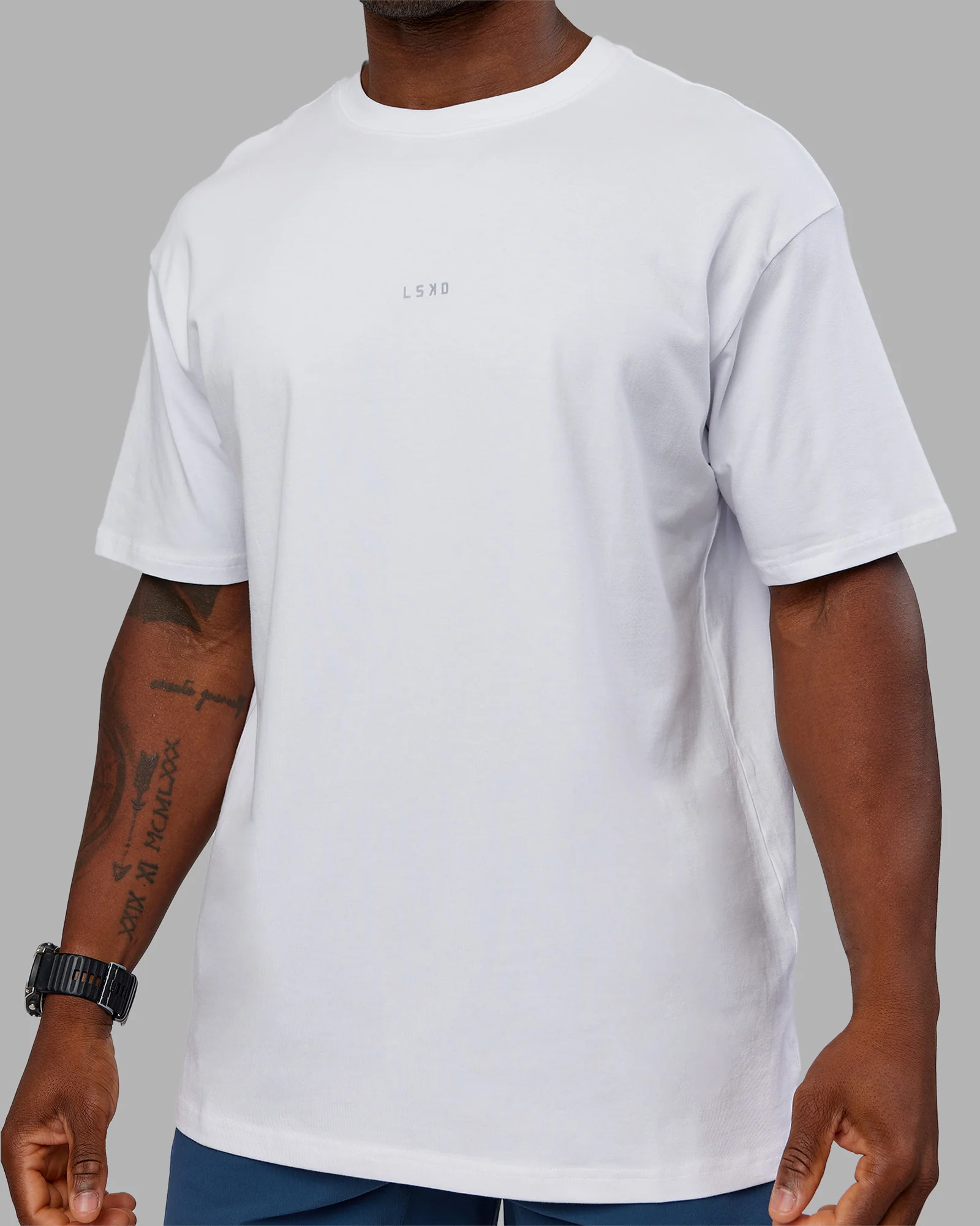 Base FLXCotton Tee Oversized - White - Image 7