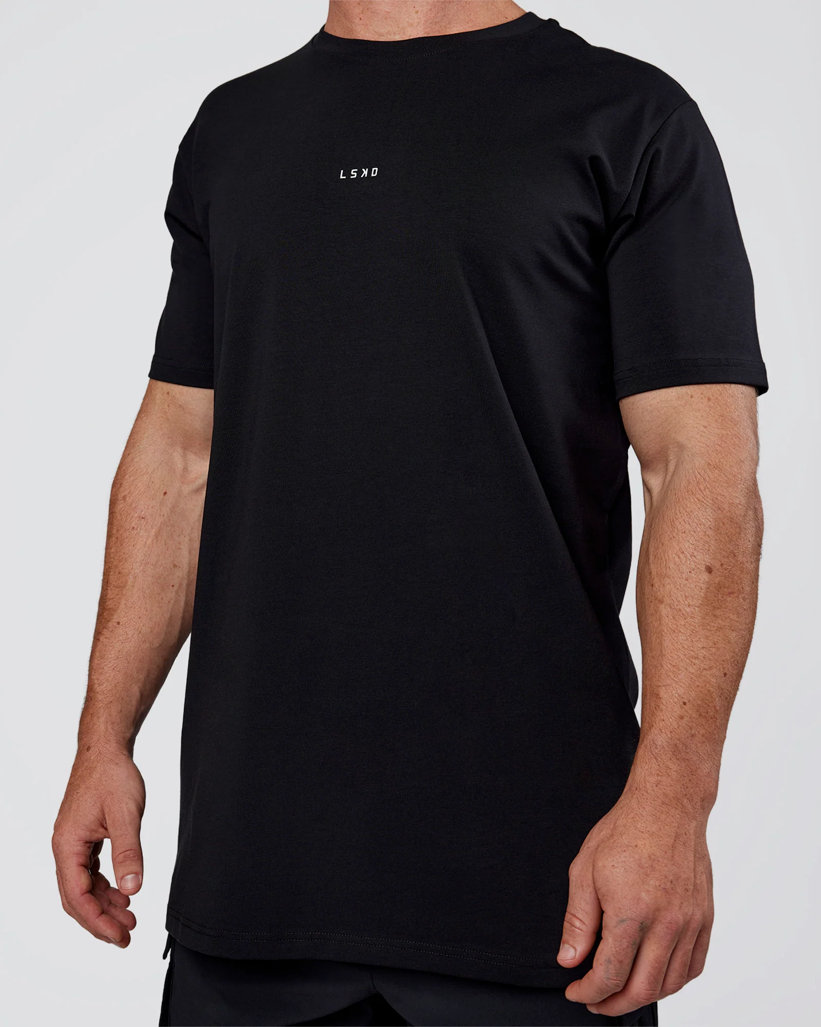 Base FLXCotton Tee  Regular Fit +2cm - Black - Image 6
