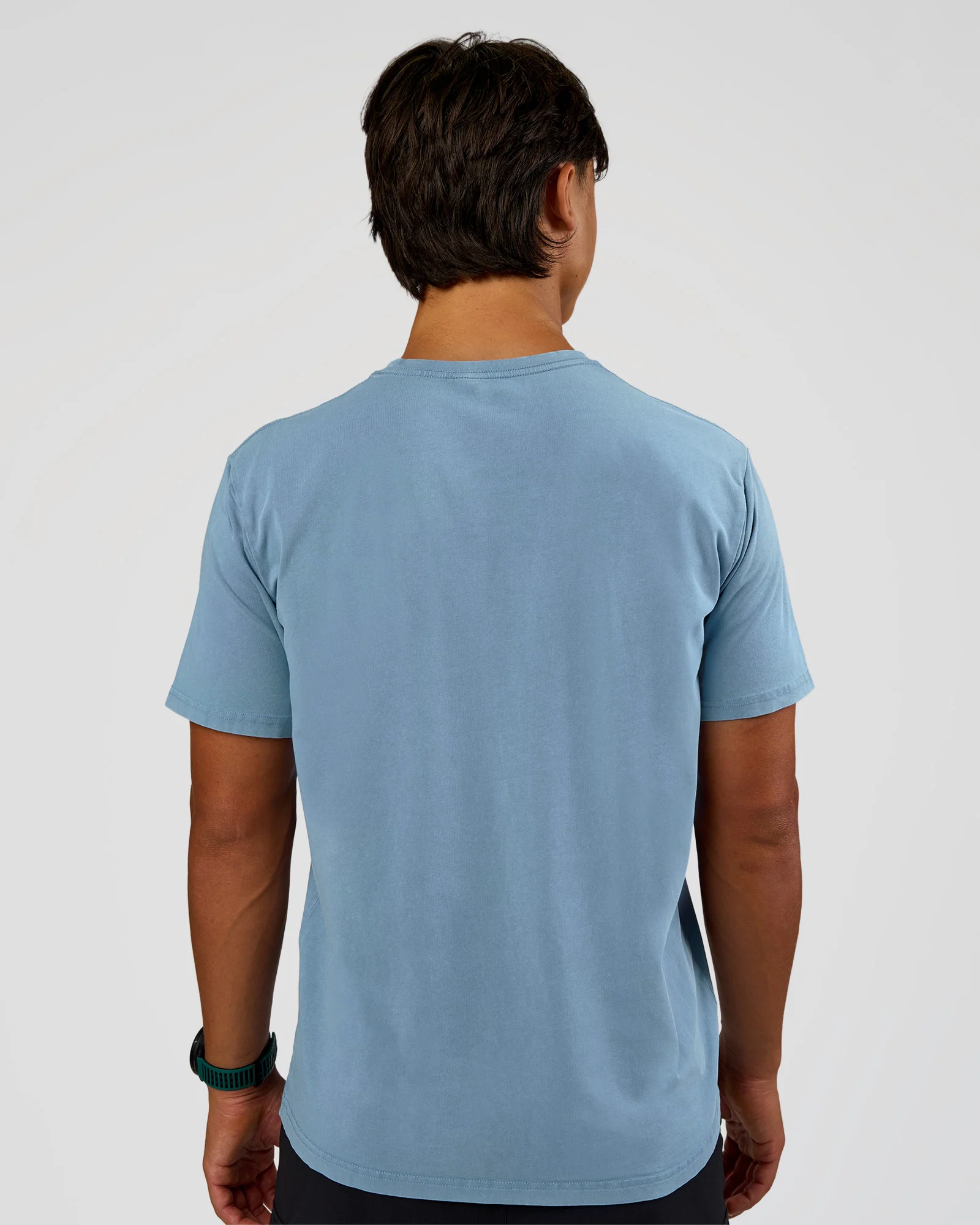 Base FLXCotton Tee Regular Fit -8cm  - Elemental Blue Washed - Image 3