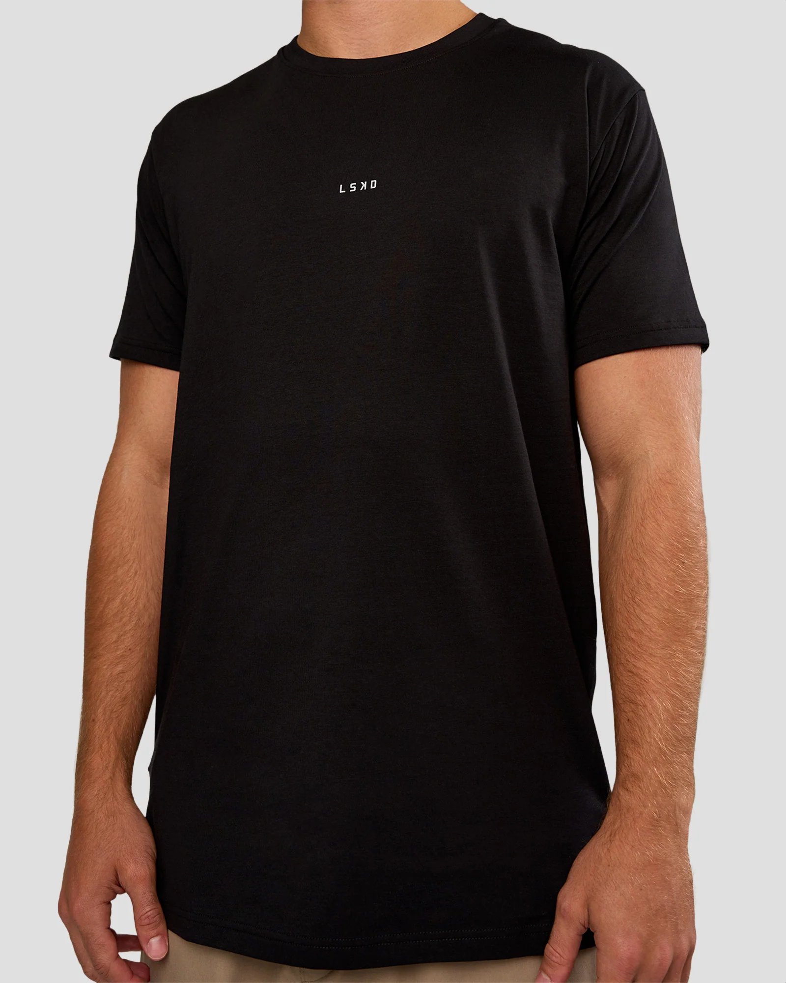 Base Heavyweight FLXCotton Tee Regular Fit +2cm - Black - Image 6