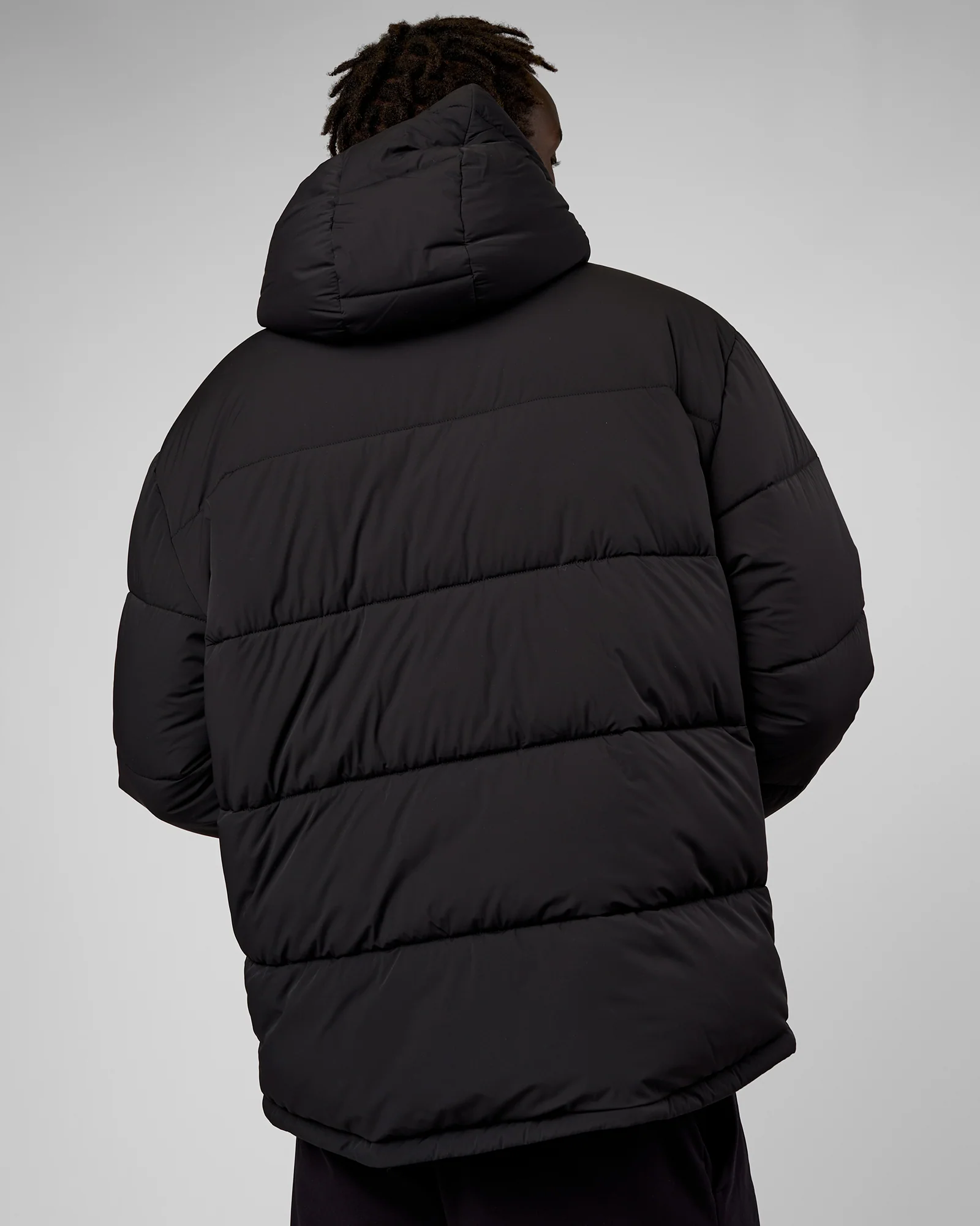 Base Puffer Jacket - Black - Image 3