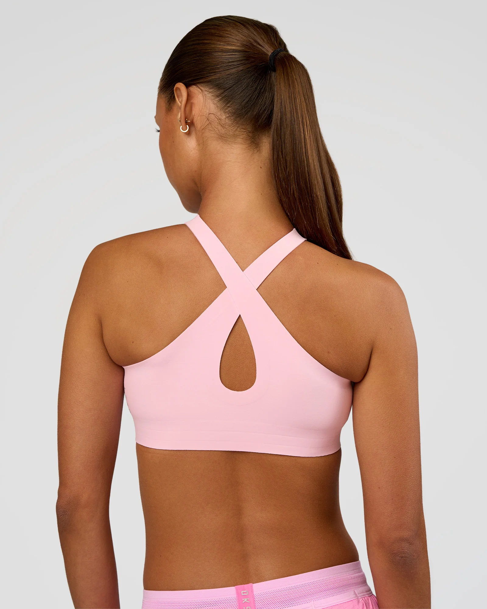 Bend & FLX Plunge Sports Bra - Marshmallow - Image 3