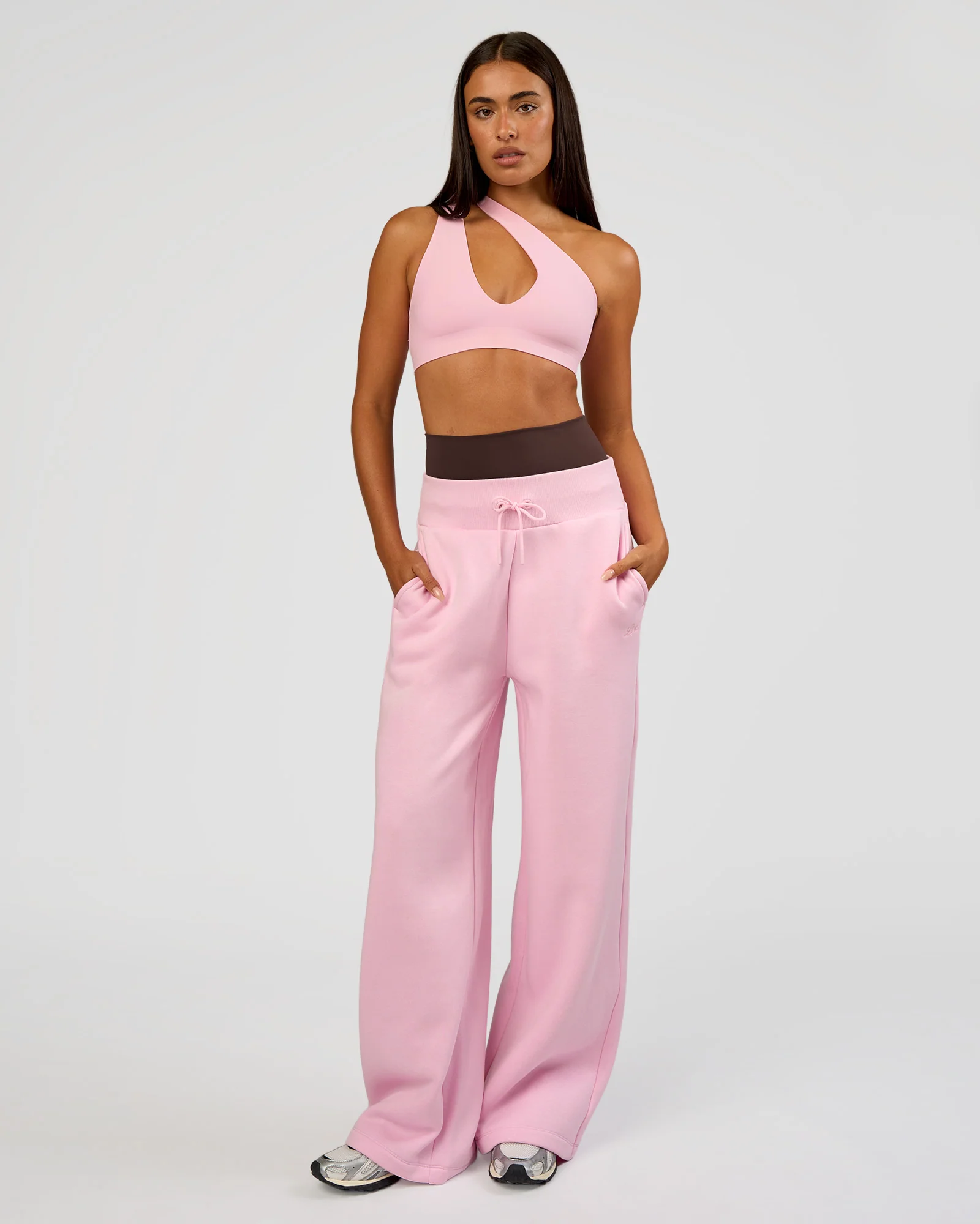 Bend & FLX Plunge Sports Bra - Marshmallow - Image 4