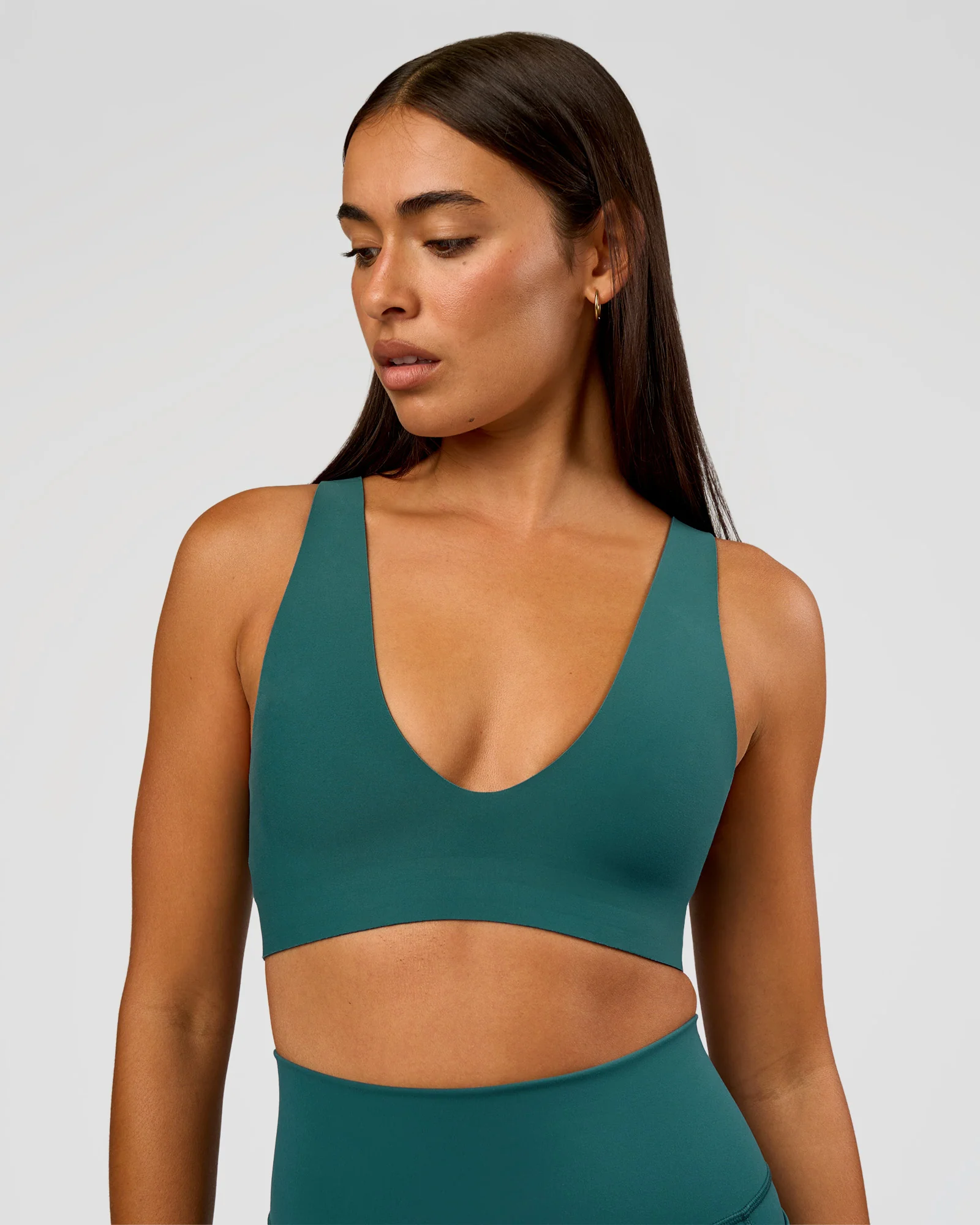 Bend & FLX Plunge Sports Bra - Transformative Teal - Image 6