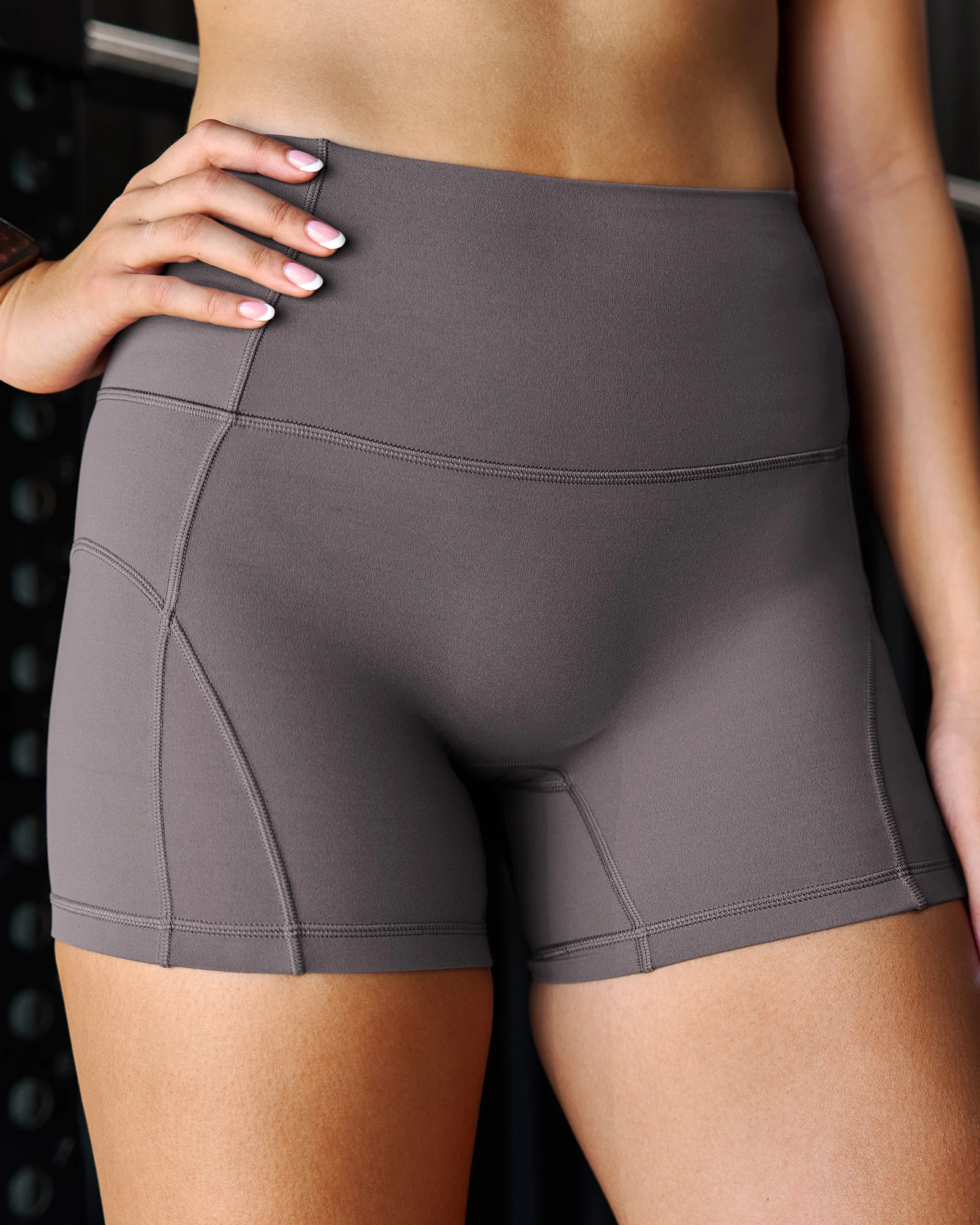 Bend High-Rise 4" Short - Duskstone - Image 5