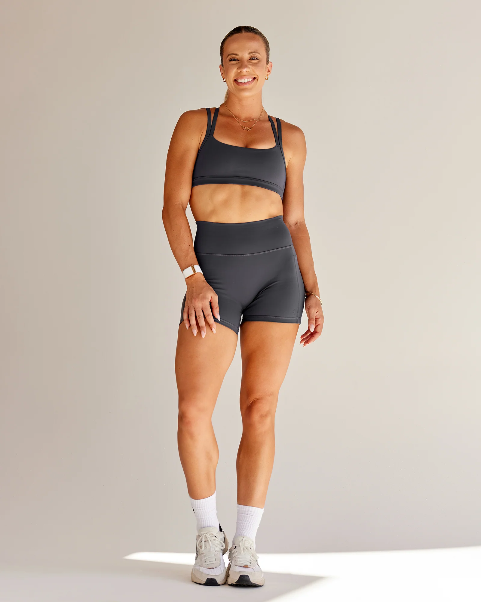 Bree Masters Velocity Sports Bra - Stormy - Image 3