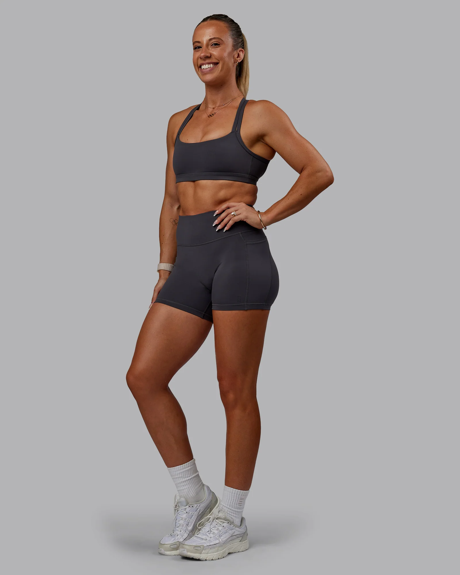 Bree Masters Velocity Sports Bra - Stormy - Image 5