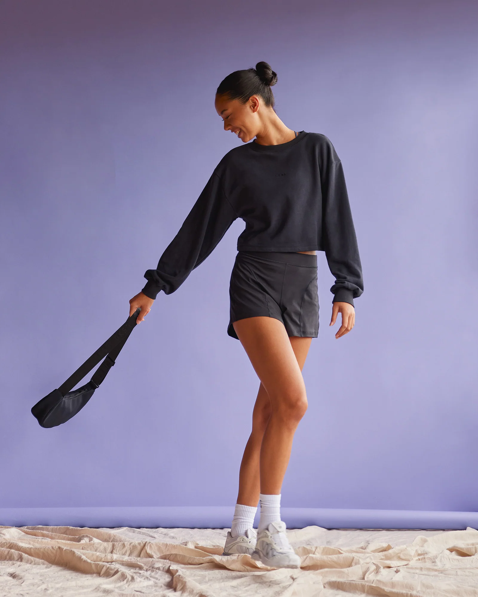 Breeze Open Back Sweater - Black-Black - Image 8