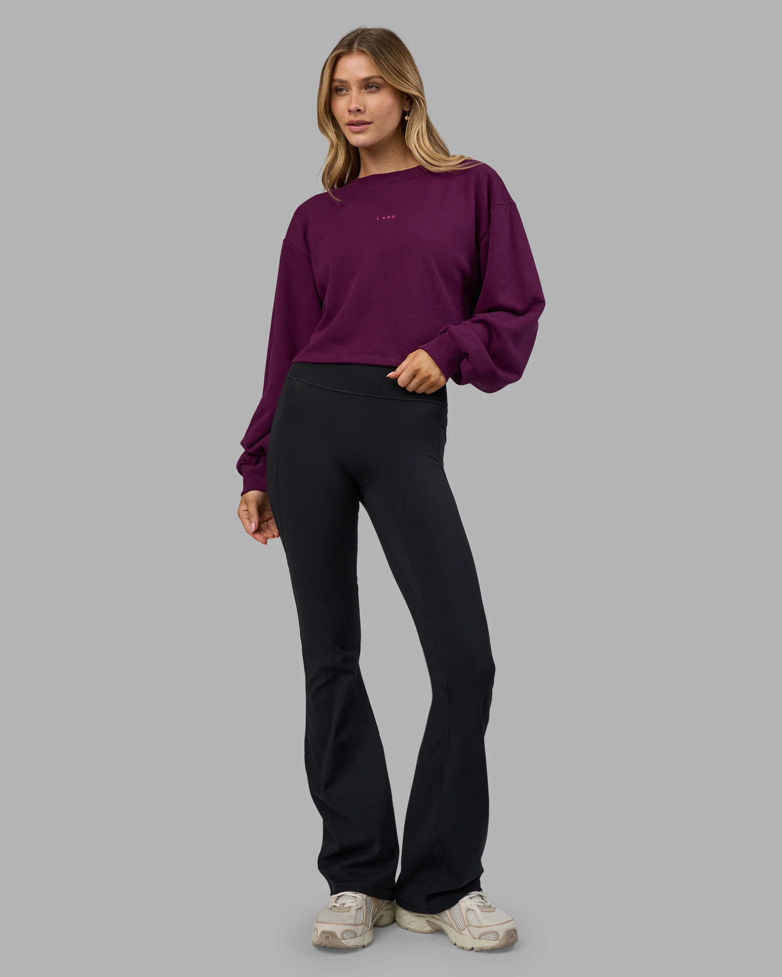Breeze Open Back Sweater - Plum Caspia-Plum Caspia - Image 3