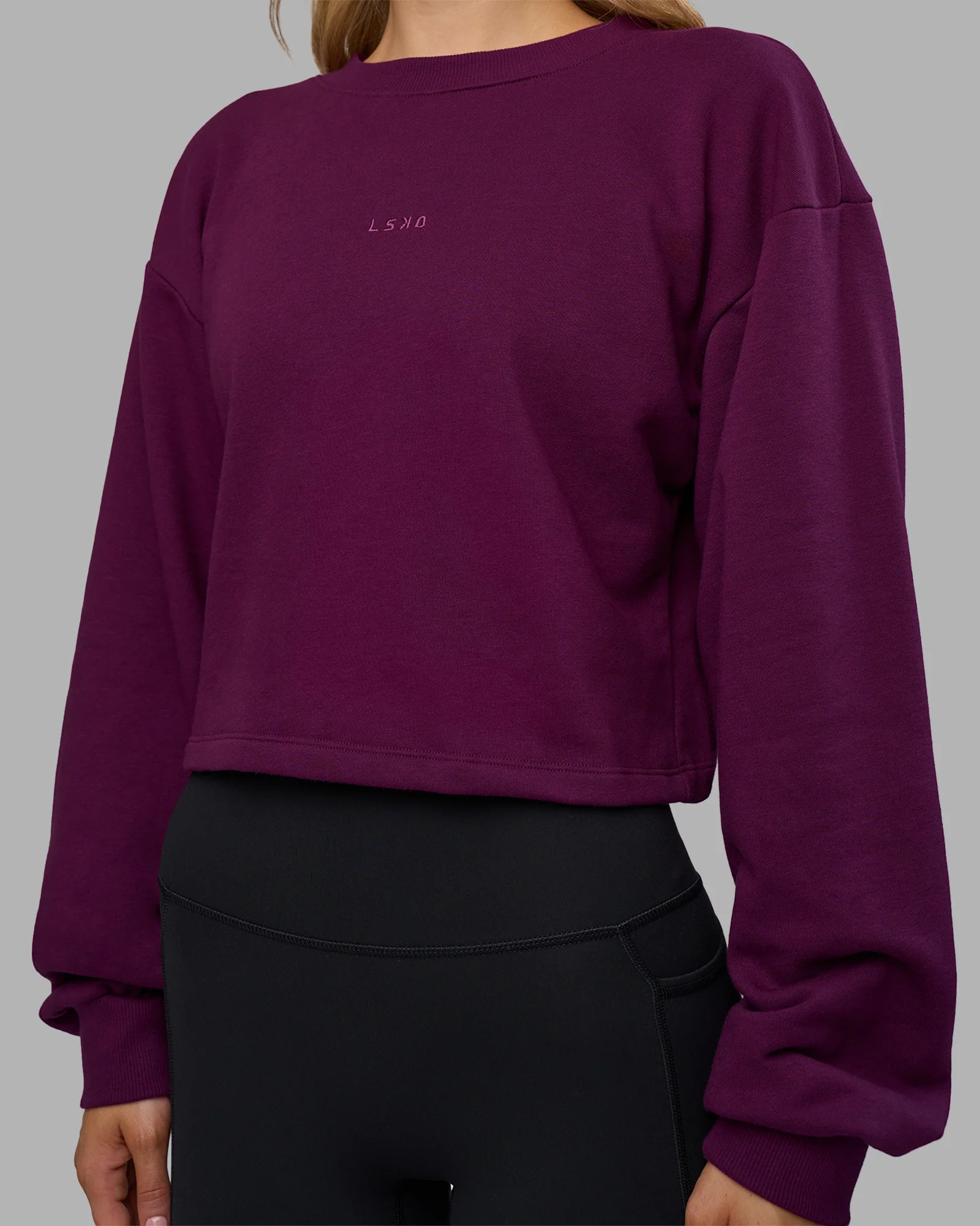Breeze Open Back Sweater - Plum Caspia-Plum Caspia - Image 6