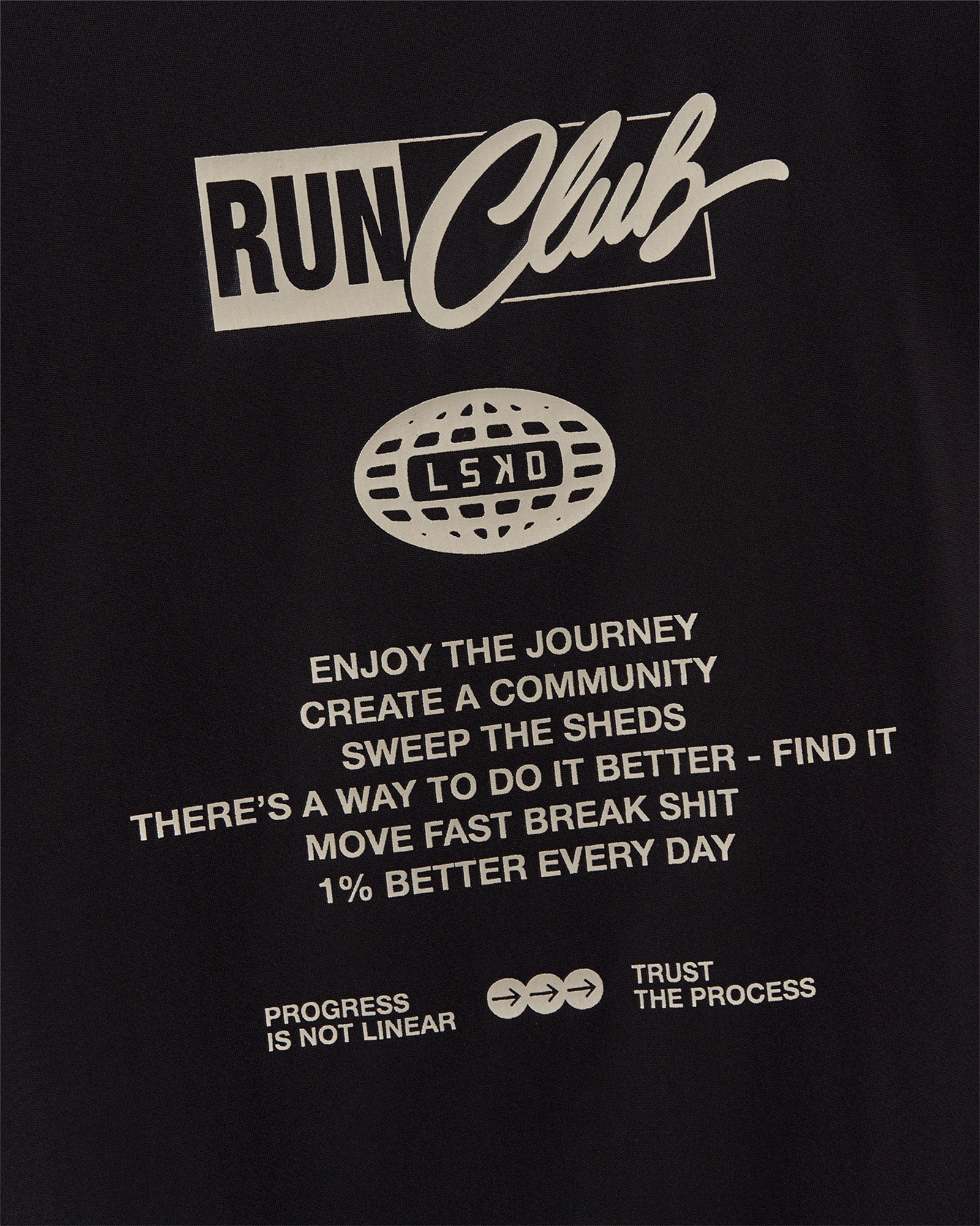 Cadence Run Club Script Values Tank - Black-Alloy - Image 4