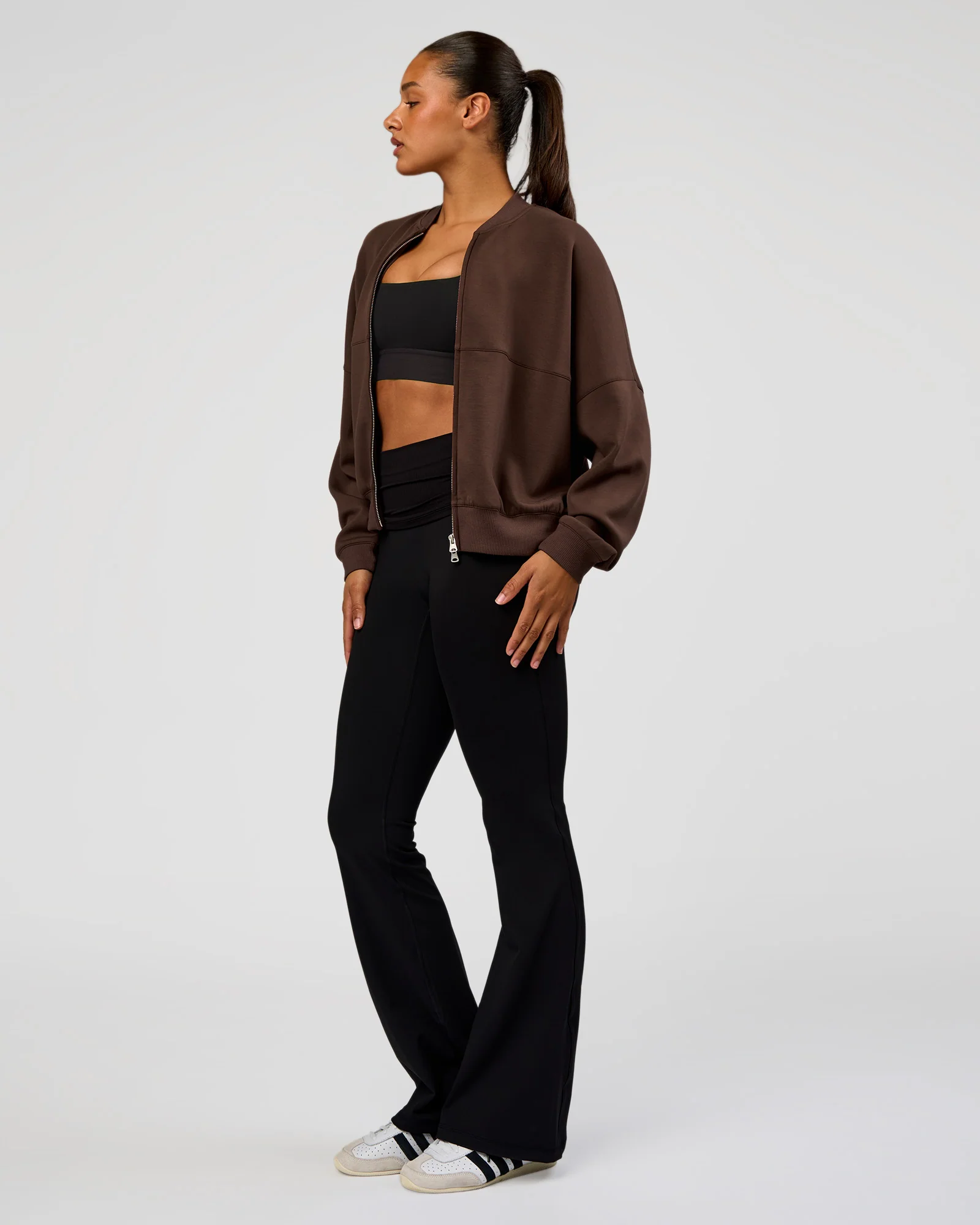 CF Elevate SoftTouch Bomber - Hot Chocolate - Image 11