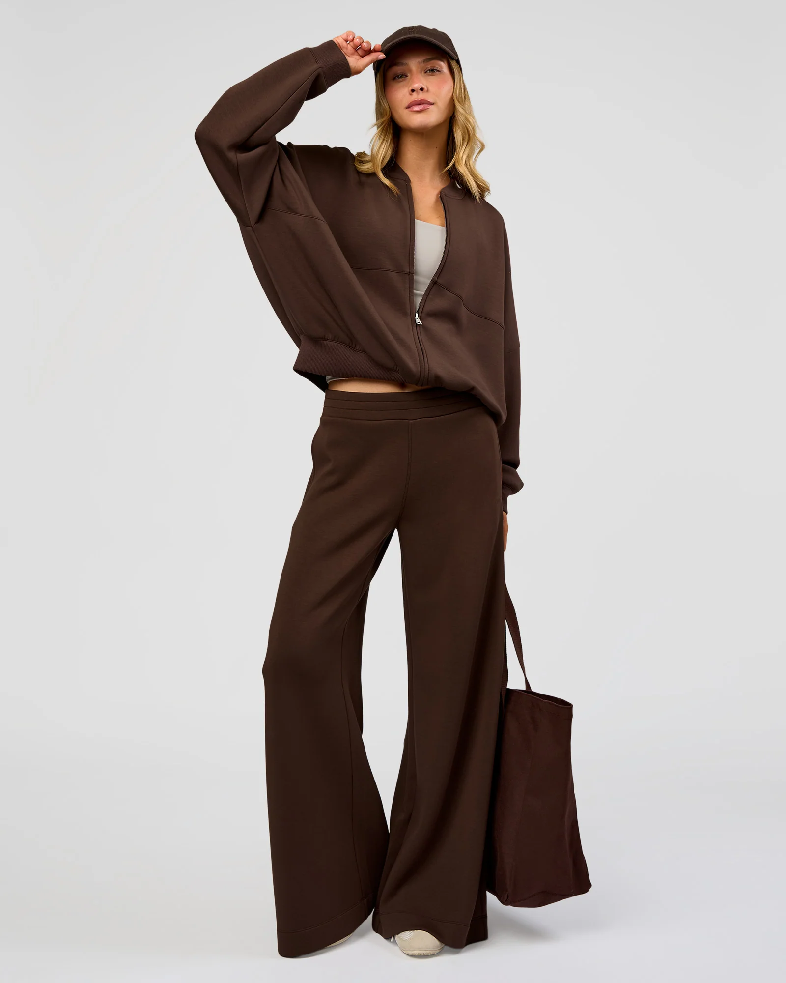 CF Elevate SoftTouch Bomber - Hot Chocolate - Image 12