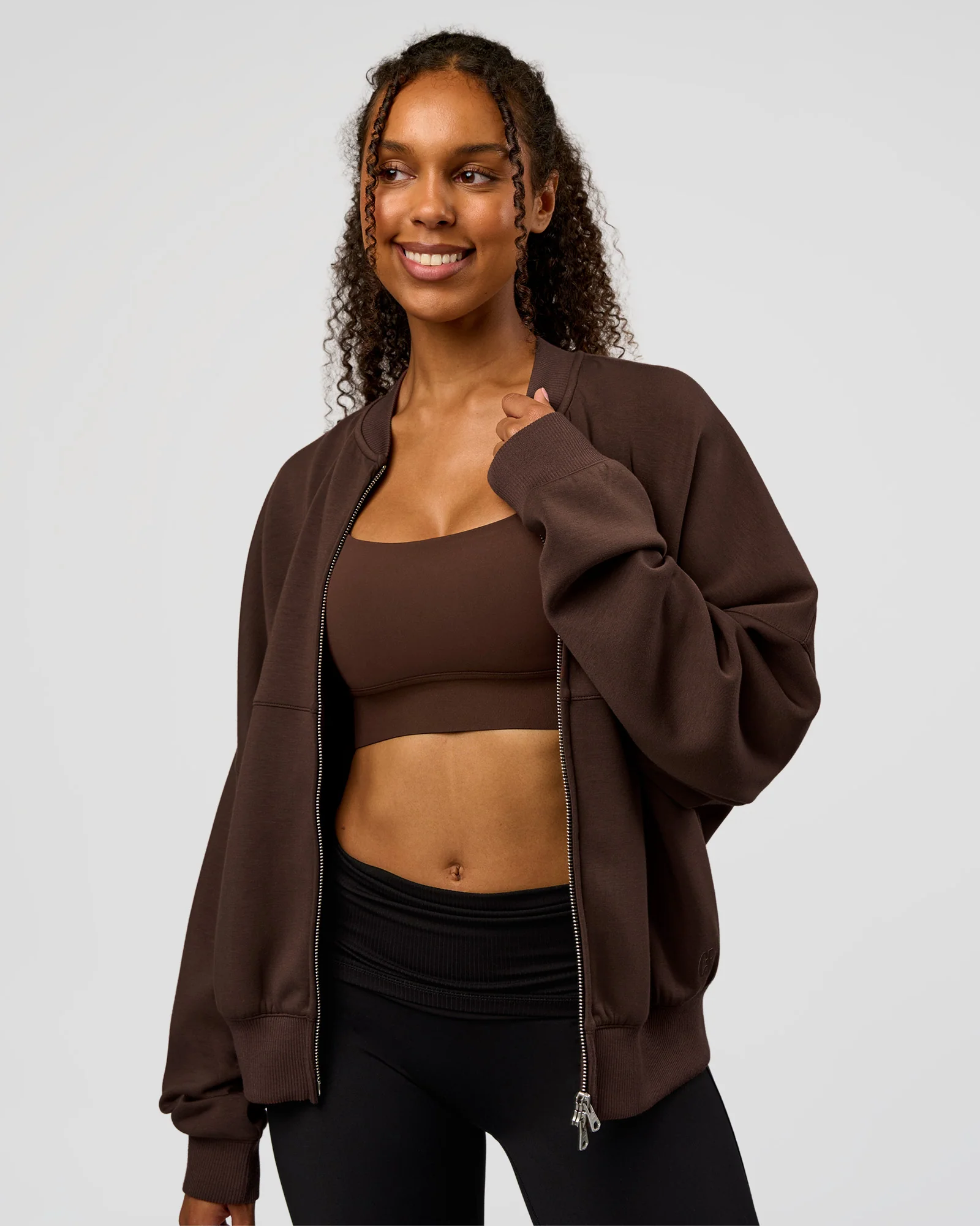 CF Elevate SoftTouch Bomber - Hot Chocolate - Image 15