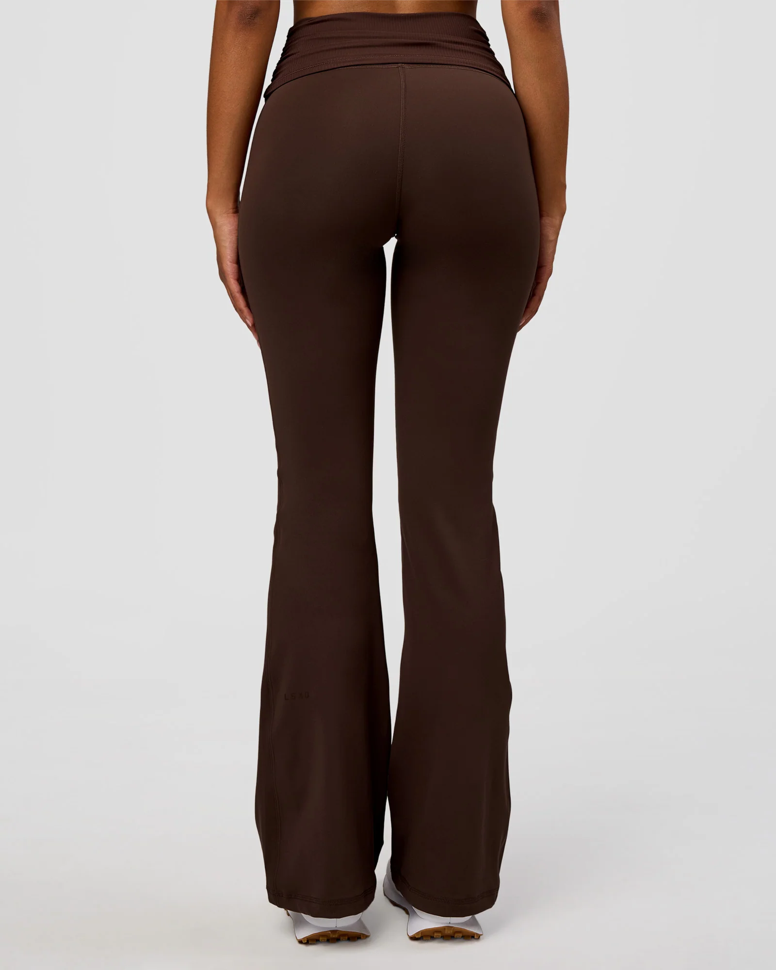 CF Fold Over High-Rise Flared Legging - Hot Chocolate - Image 9