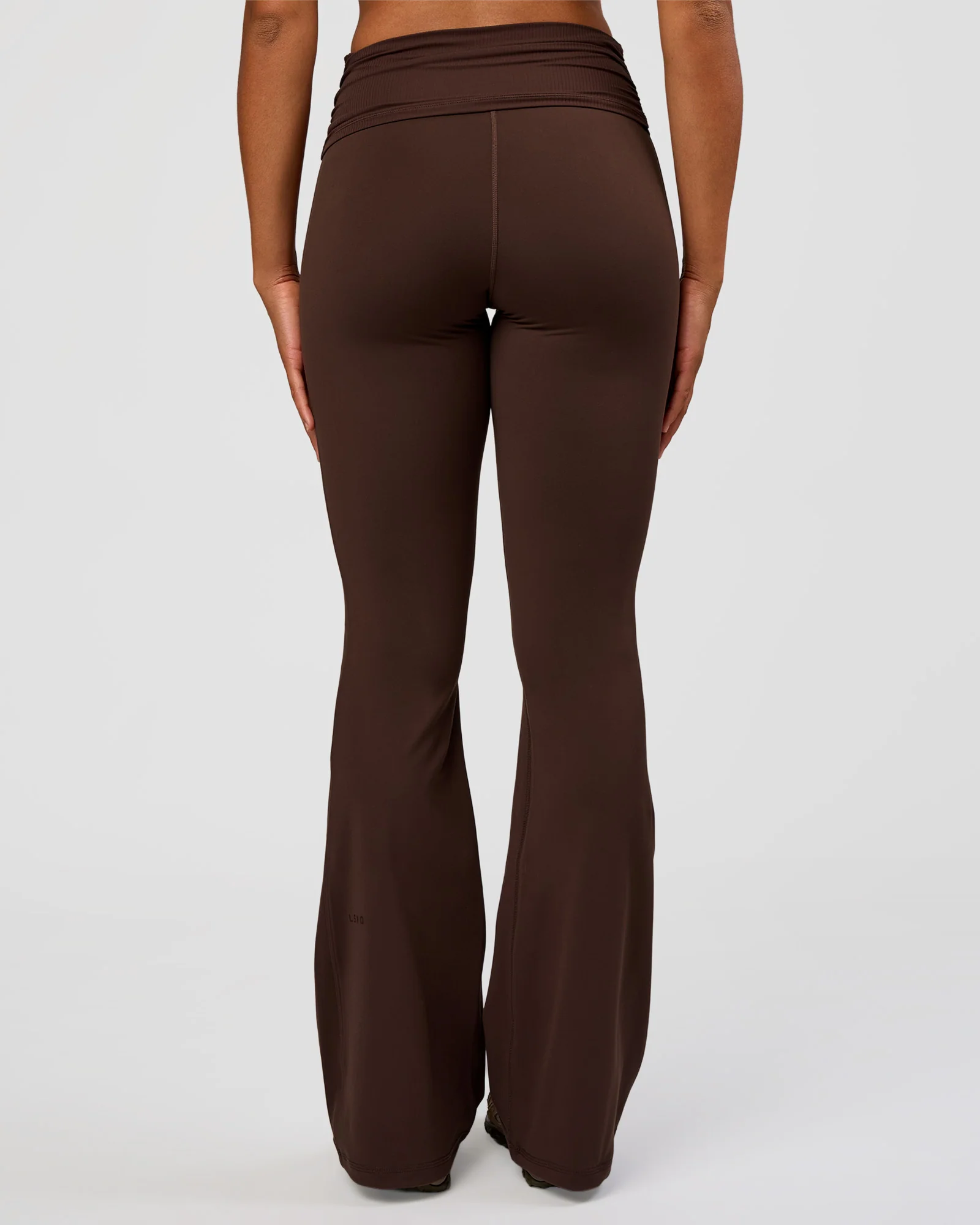 CF Fold Over High-Rise Flared Legging Tall  - Hot Chocolate - Image 5