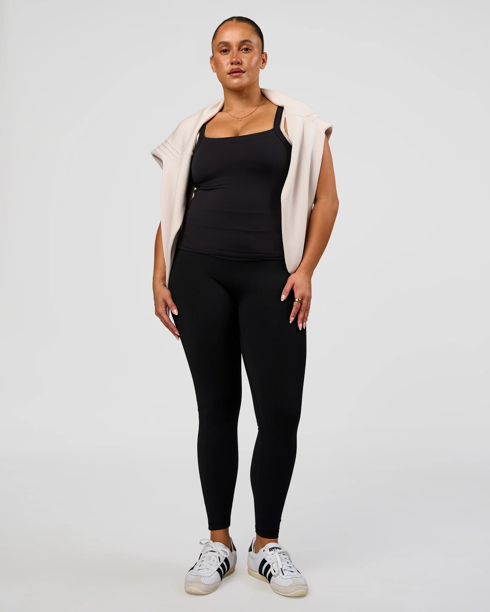 CF Fold Over High-Rise Full Length Legging - Black - Image 4