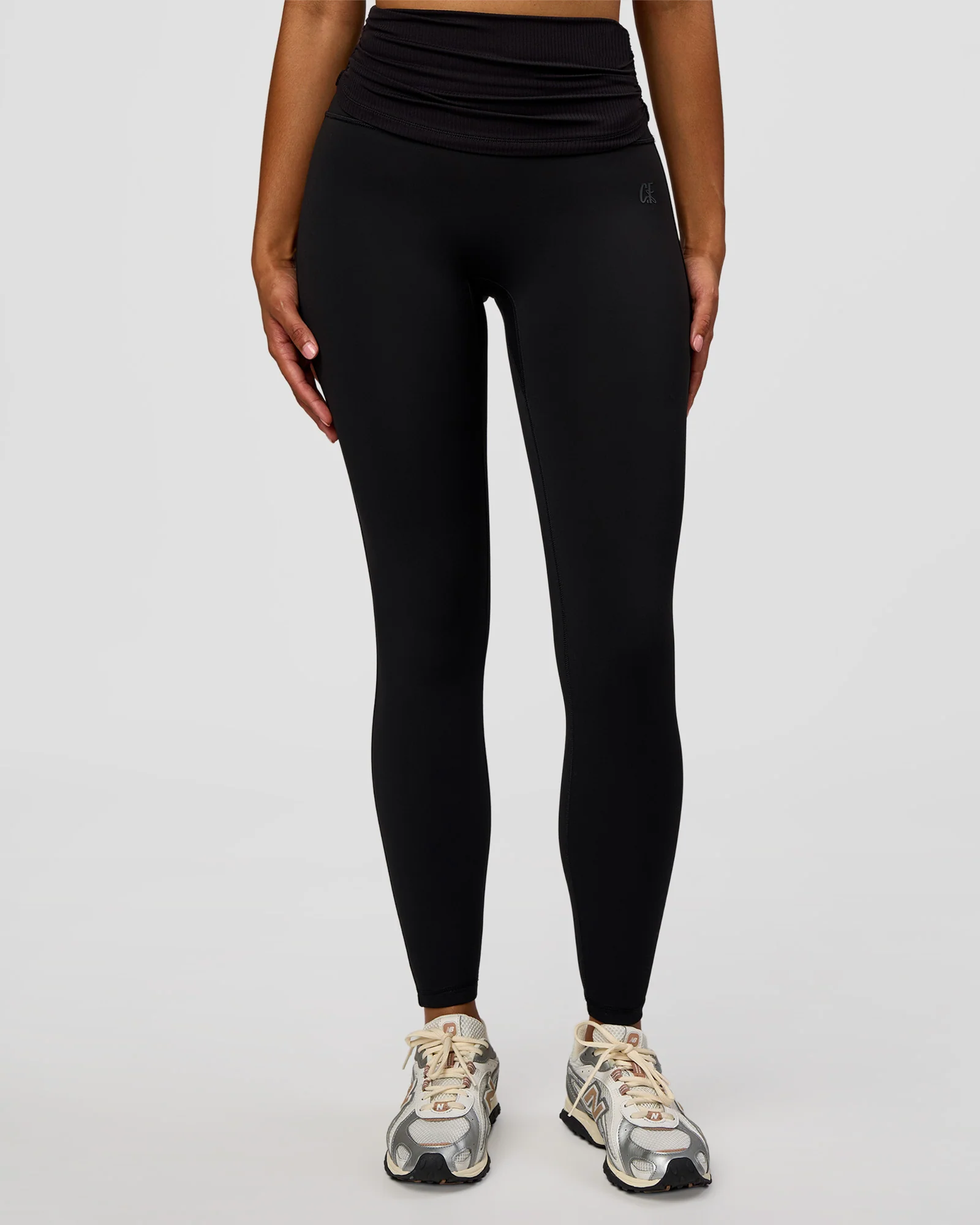 CF Fold Over High-Rise Full Length Legging - Black - Image 5