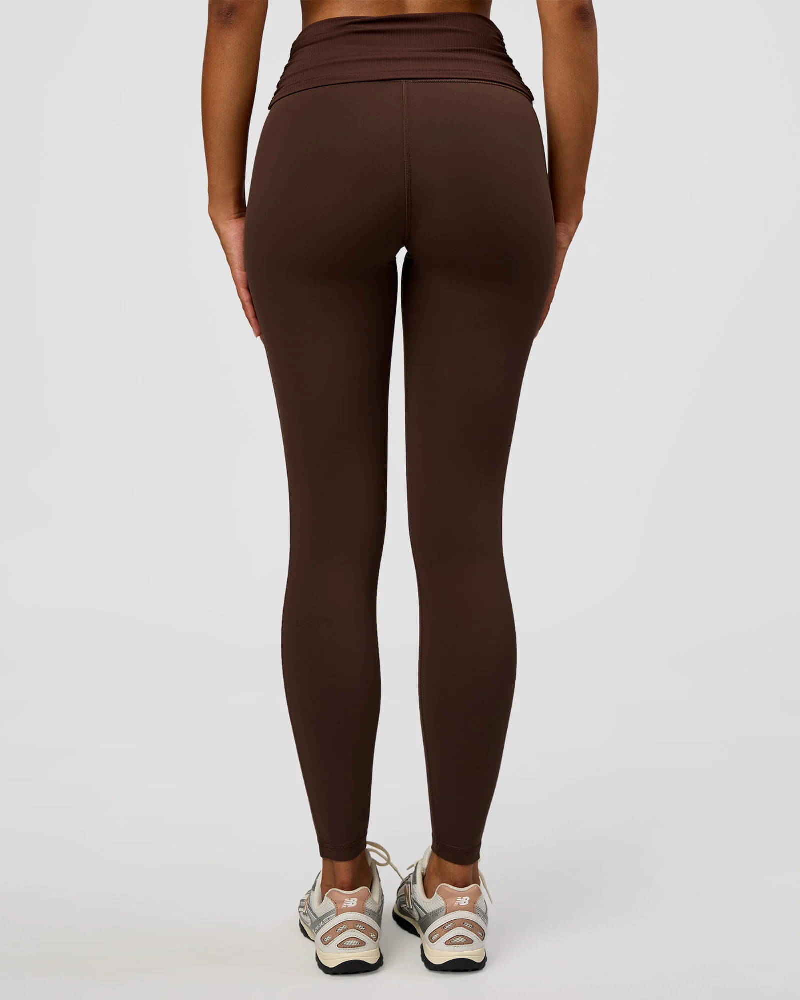 CF Fold Over High-Rise Full Length Legging - Hot Chocolate - Image 2