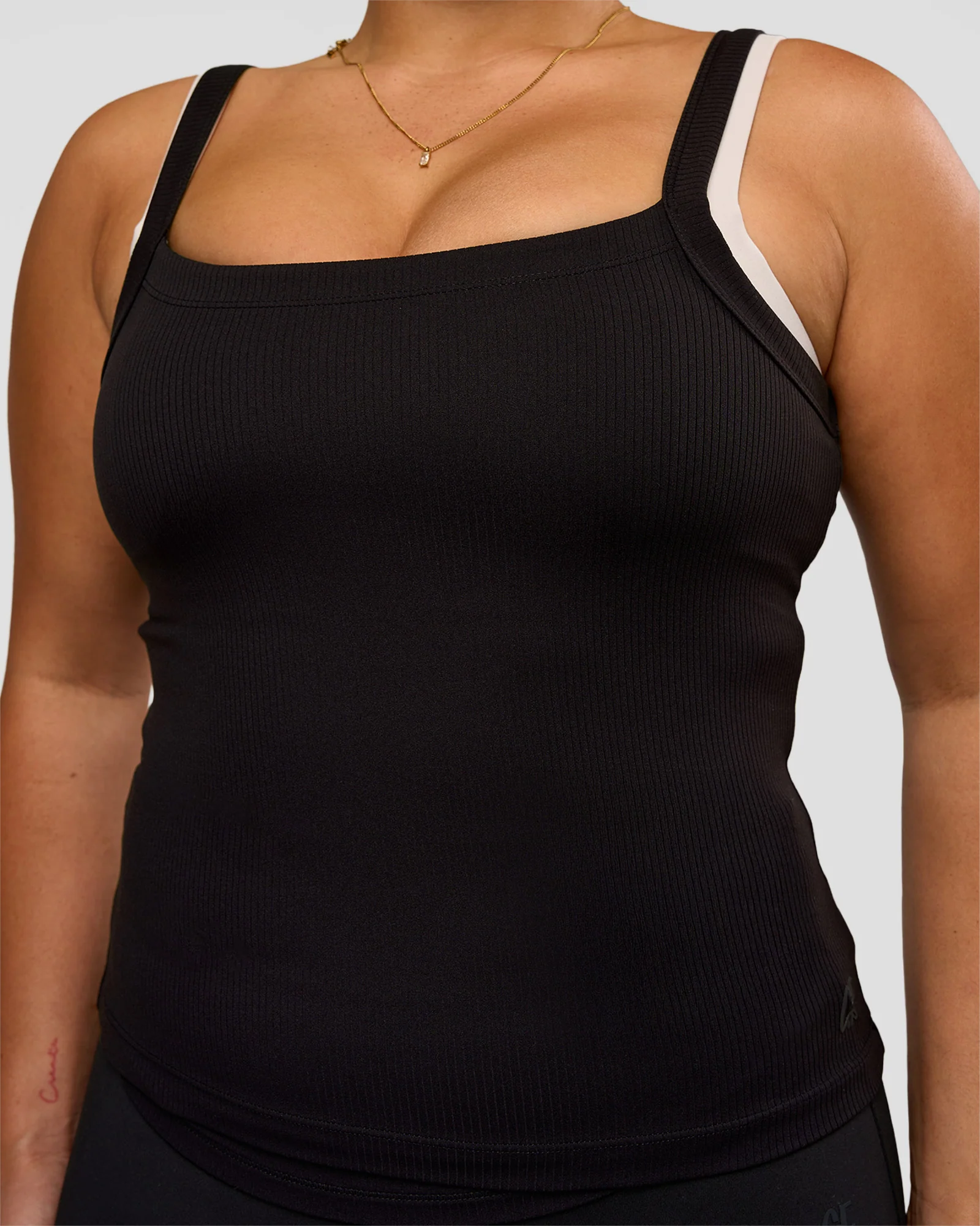 CF Move Through It Rib Tank - Black - Image 4