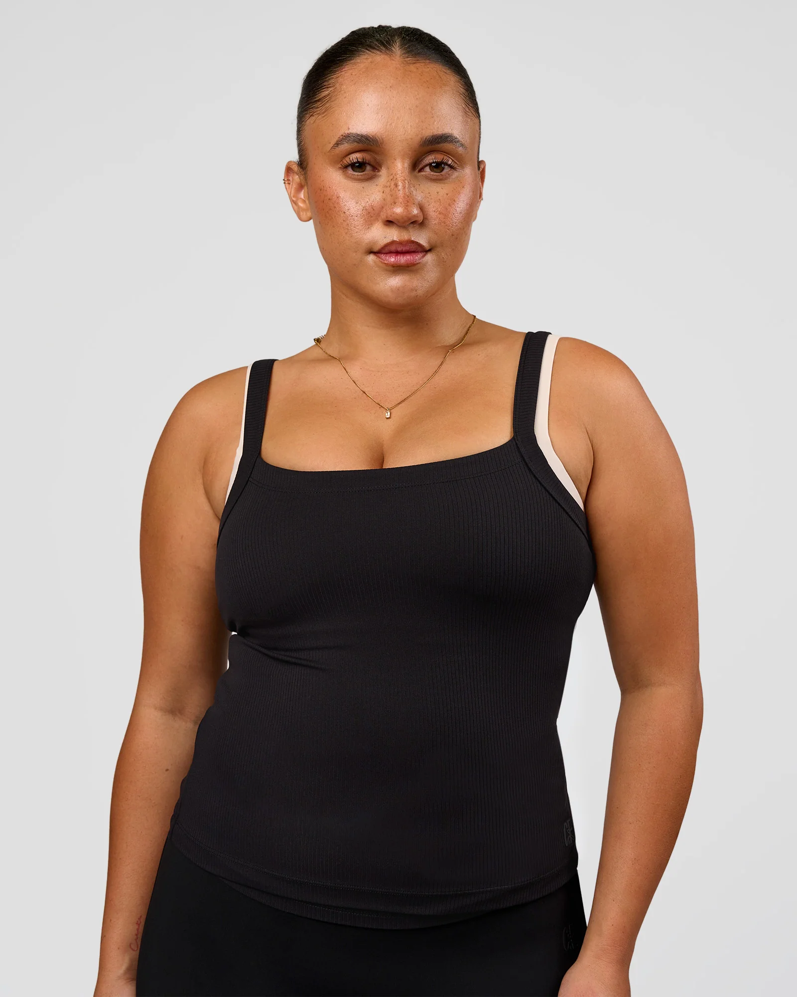 CF Move Through It Rib Tank - Black - Image 9