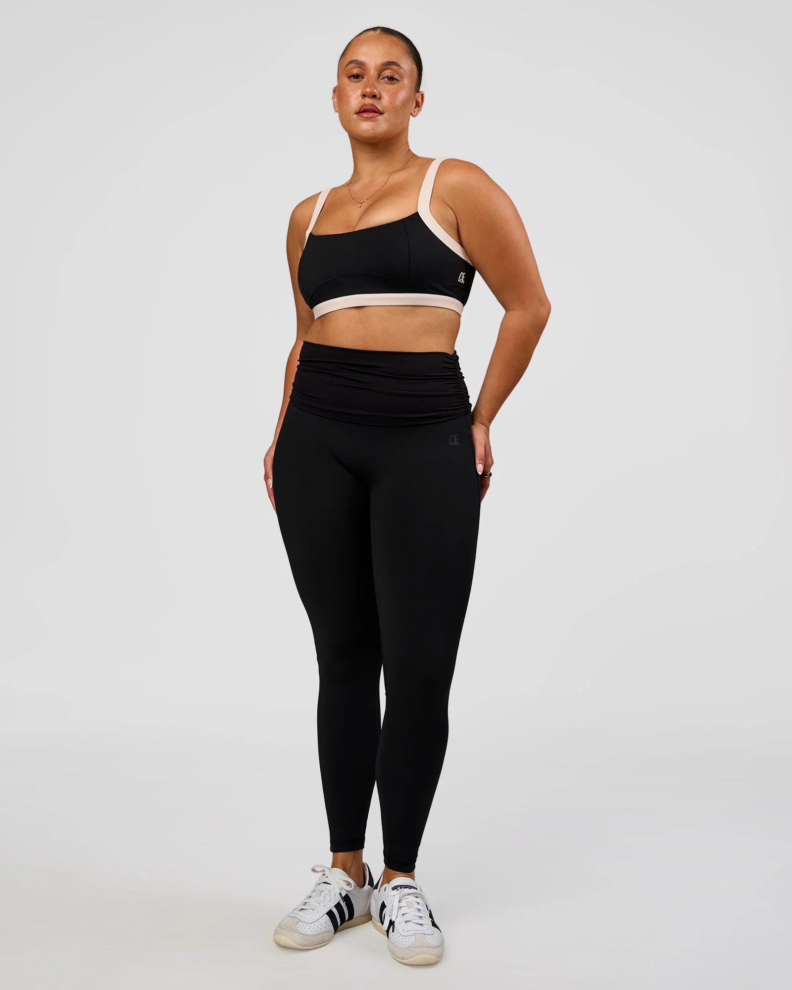 CF Move Through It Sports Bra - Black-Clay - Image 6