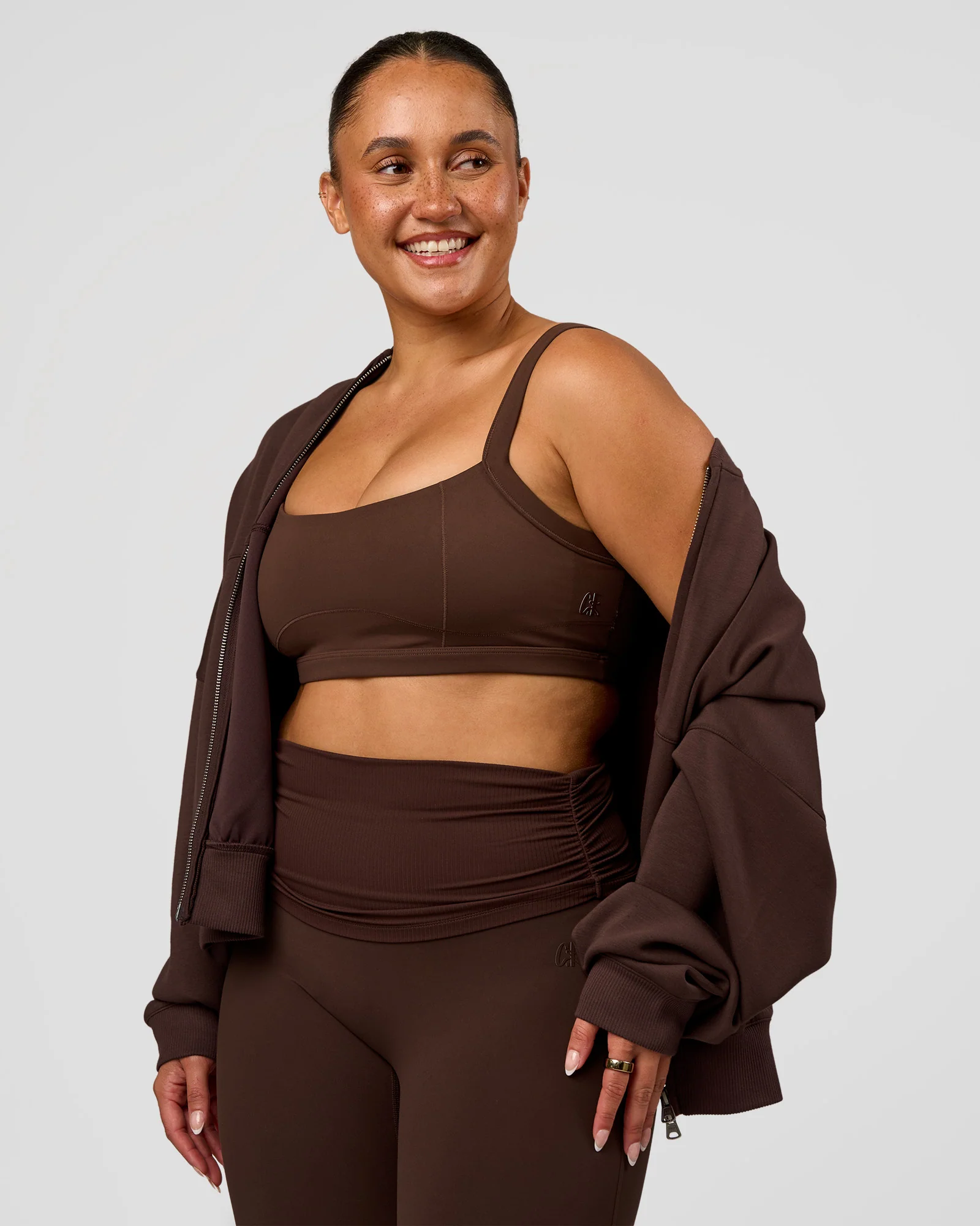 CF Move Through It Sports Bra - Hot Chocolate - Image 5