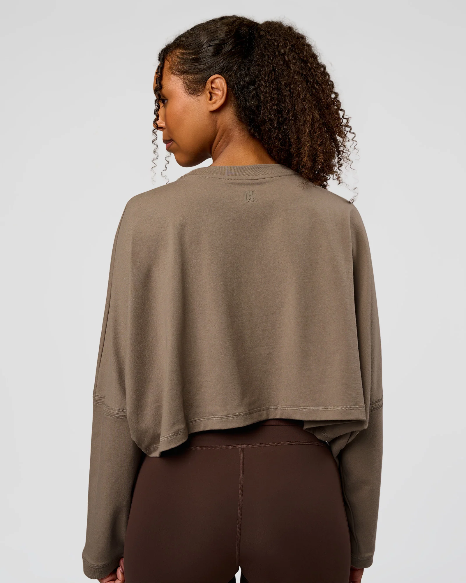 CF Street Surge Long Sleeve Tee - Taupe Ash - Image 2