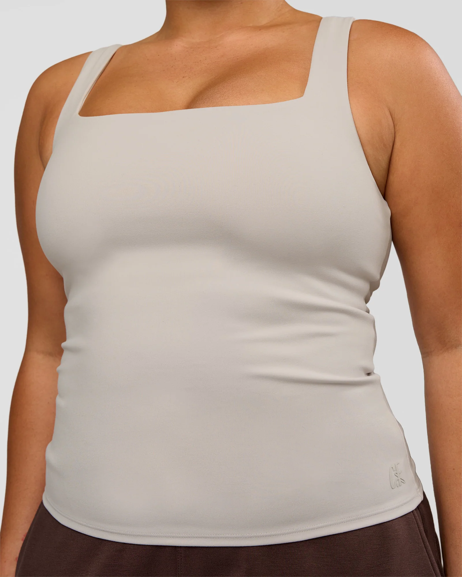 CF Train Hard Shelf Bra Tank - Clay - Image 3