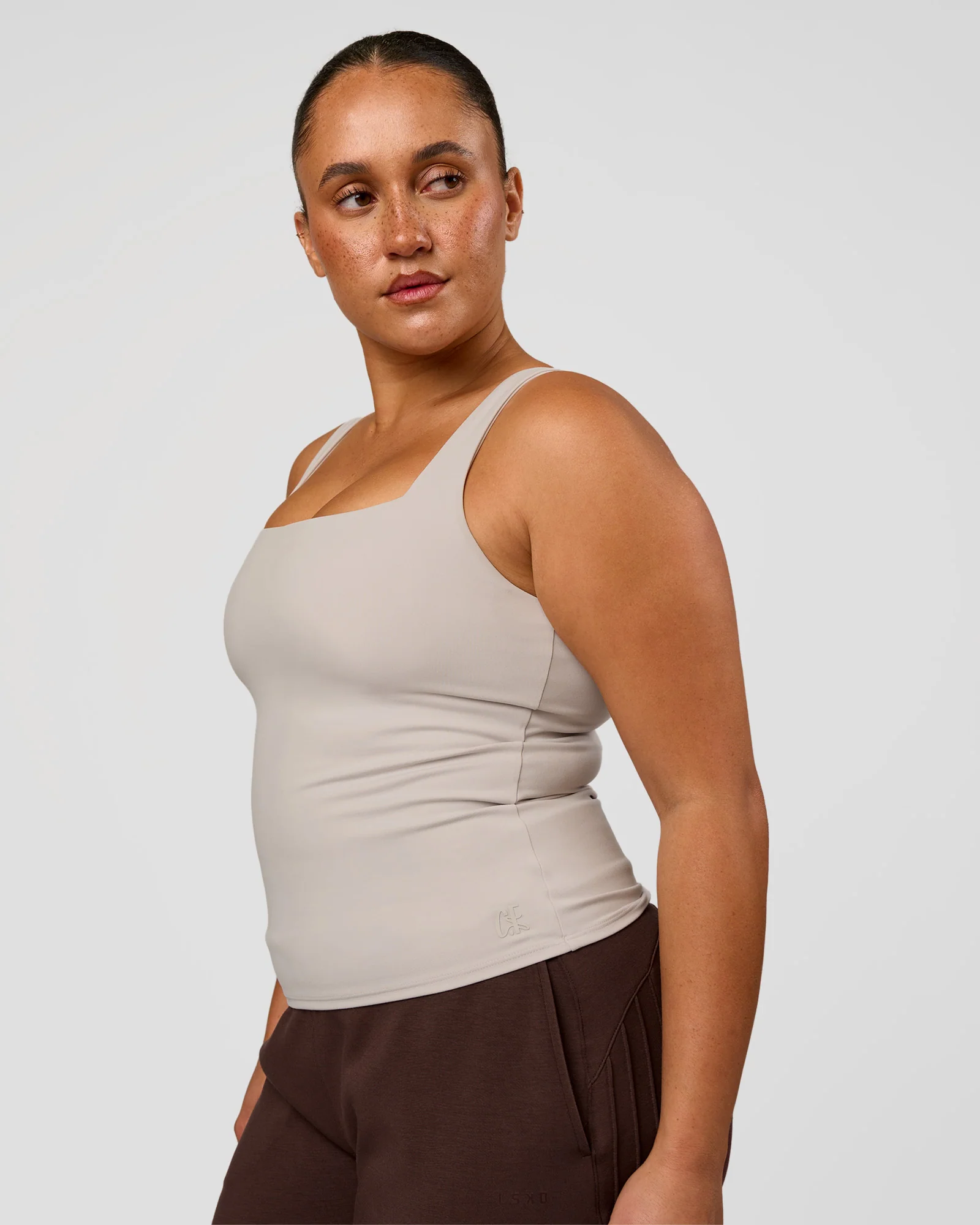 CF Train Hard Shelf Bra Tank - Clay - Image 5