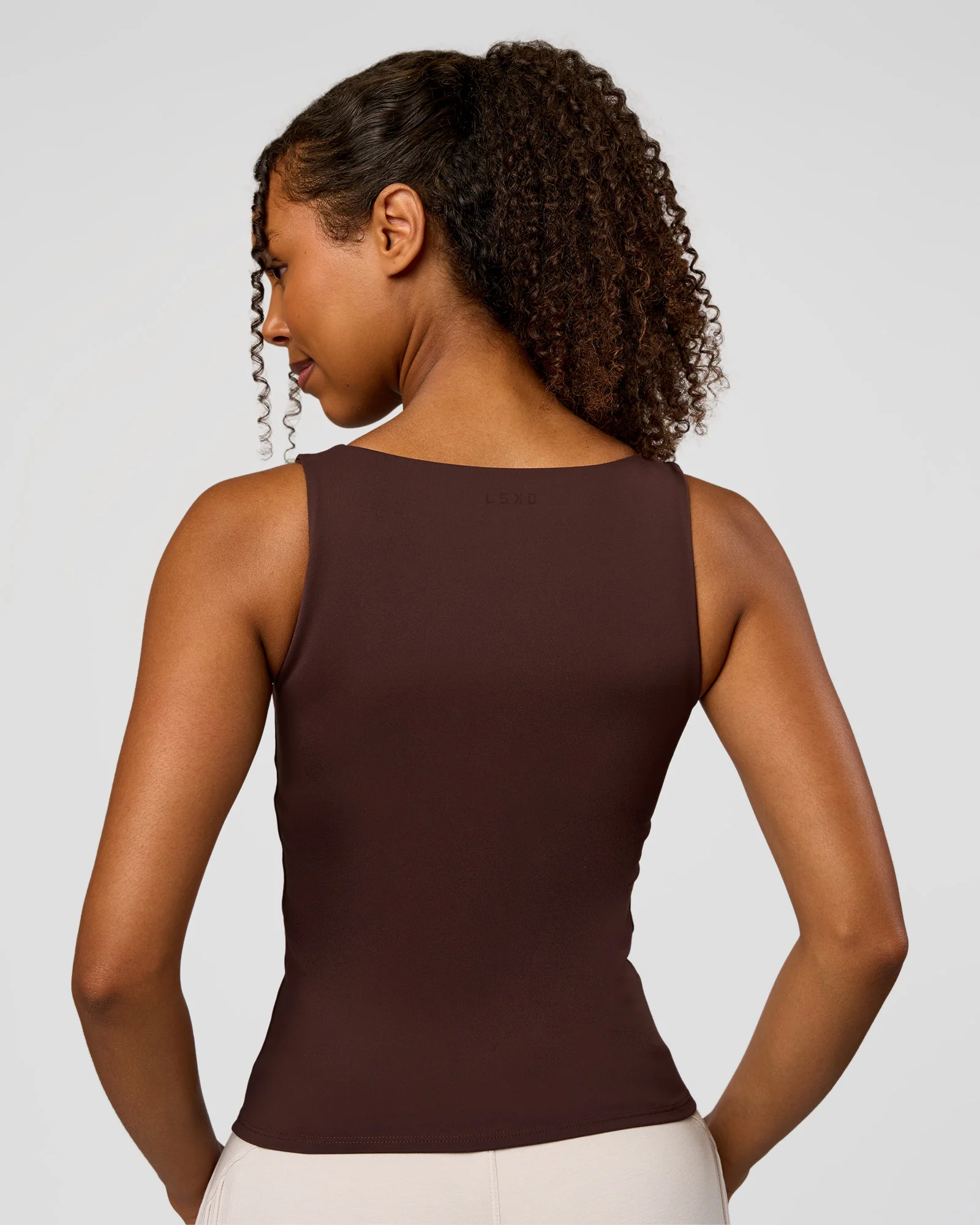 CF Train Hard Shelf Bra Tank - Hot Chocolate - Image 5