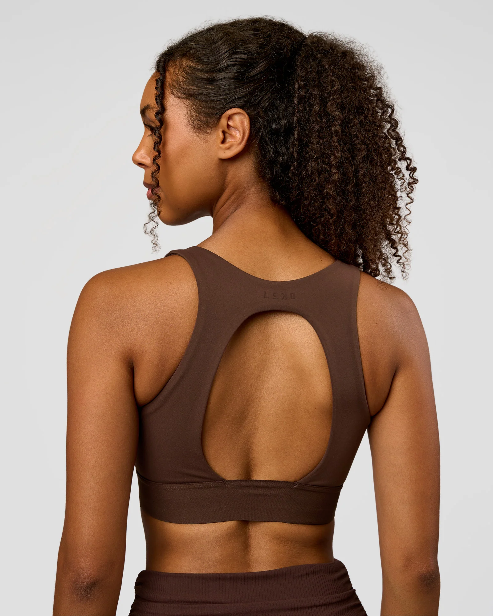 CF Train Hard Sports Bra - Hot Chocolate - Image 2
