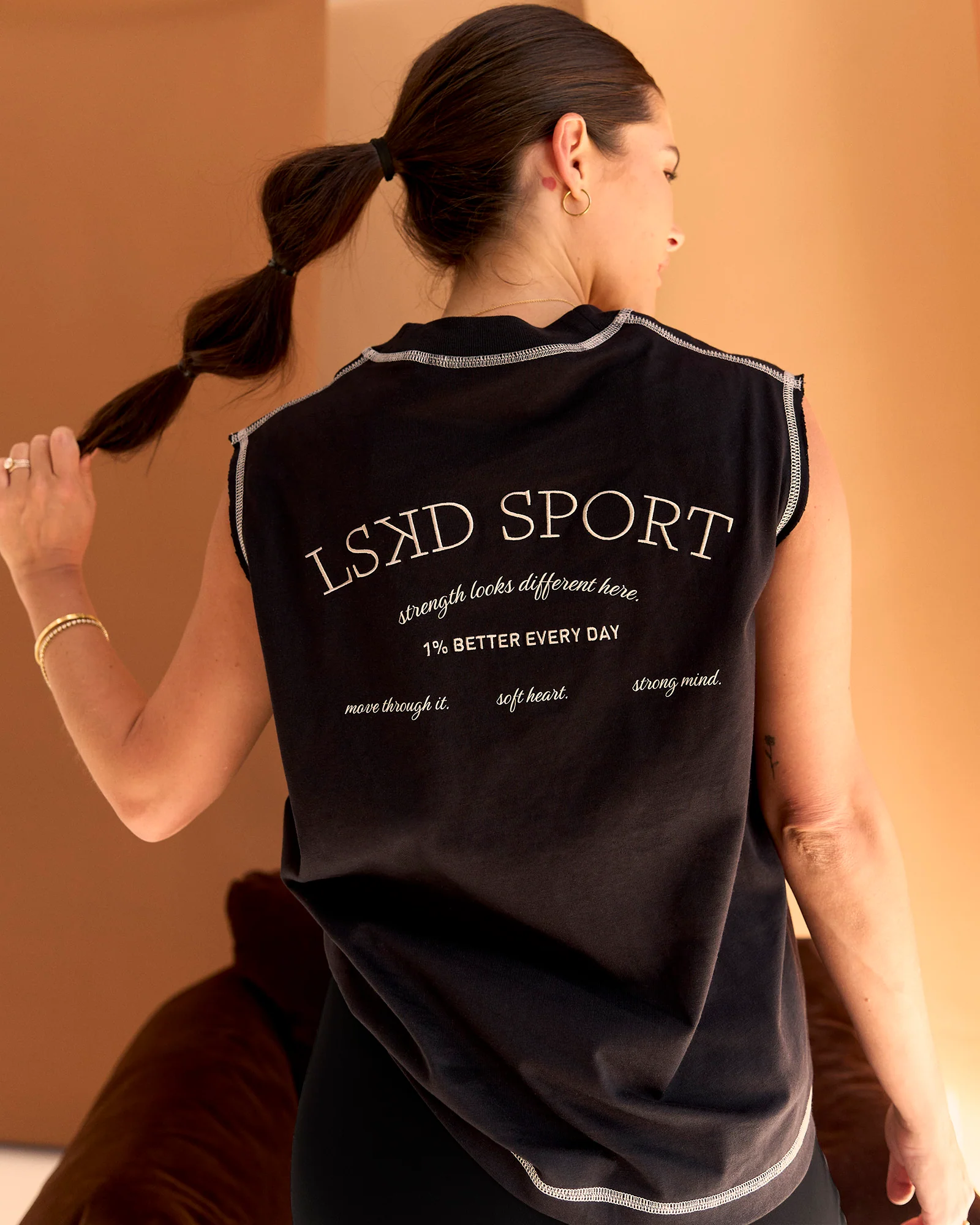 CF Unisex Oversized Heavyweight Boxed Tank - Black-CF X LSKD Sport - Image 3