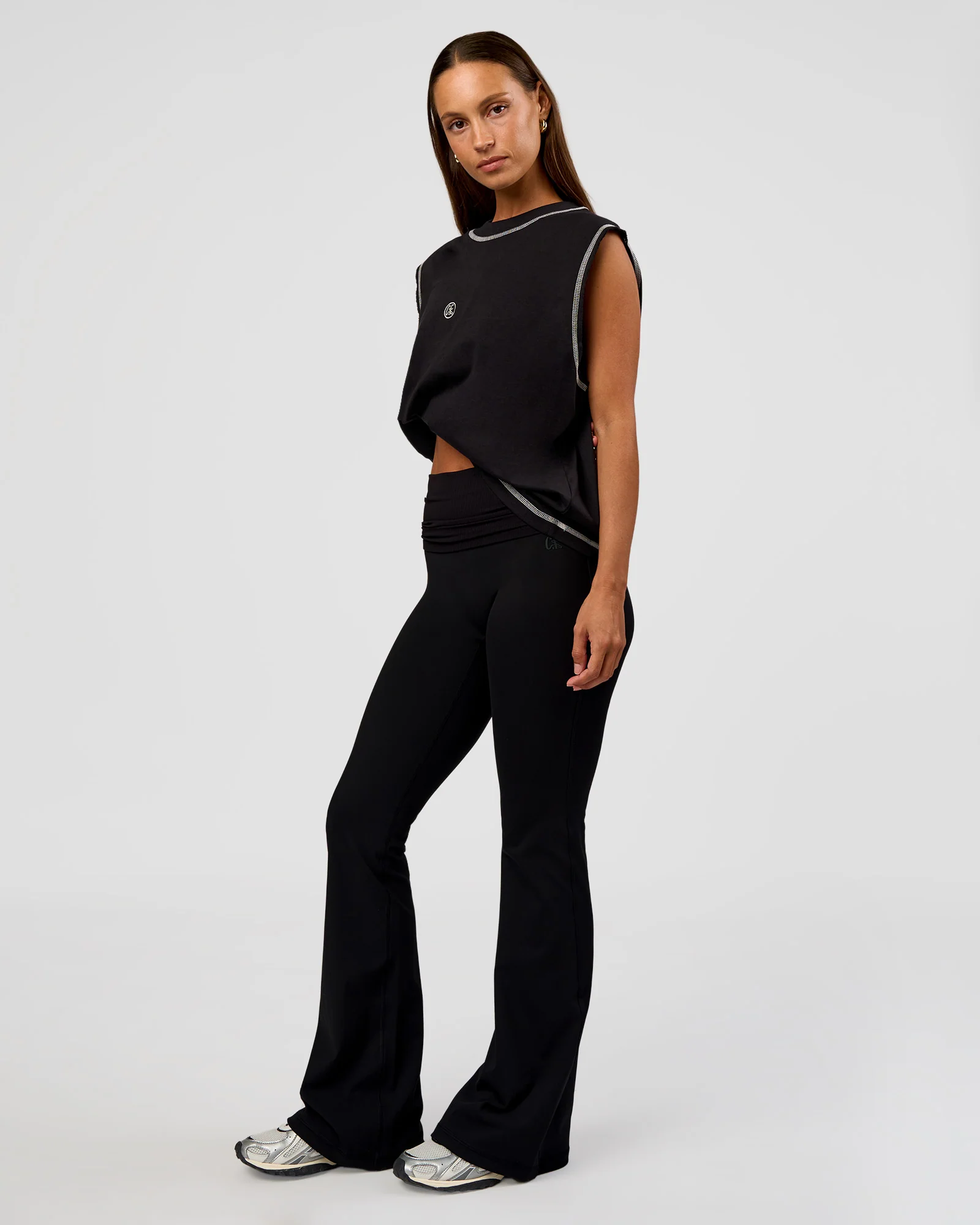 CF Unisex Oversized Heavyweight Boxed Tank - Black-CF X LSKD Sport - Image 7