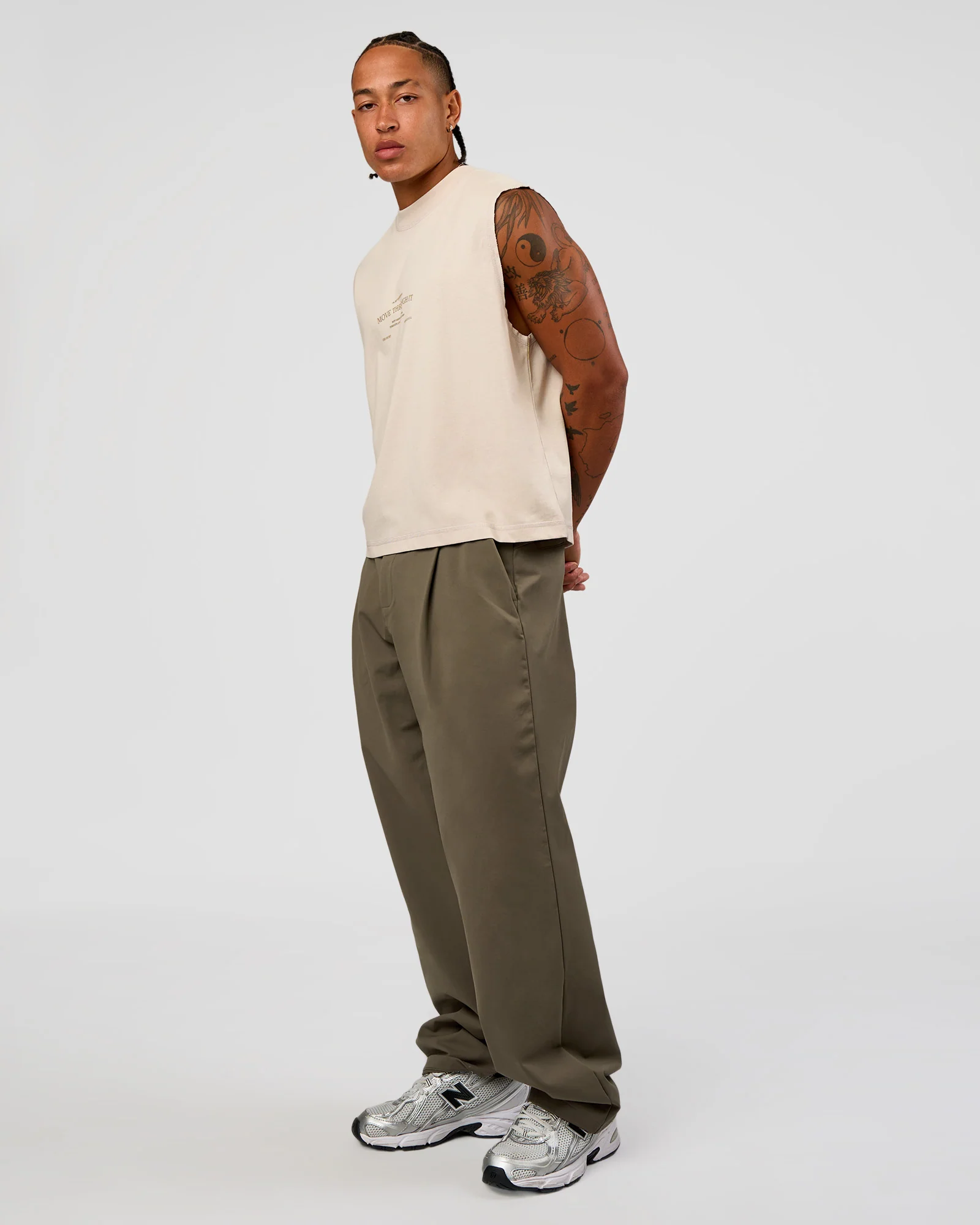 CF Unisex Oversized Heavyweight Boxed Tank - Clay-CF Move Through It - Image 8