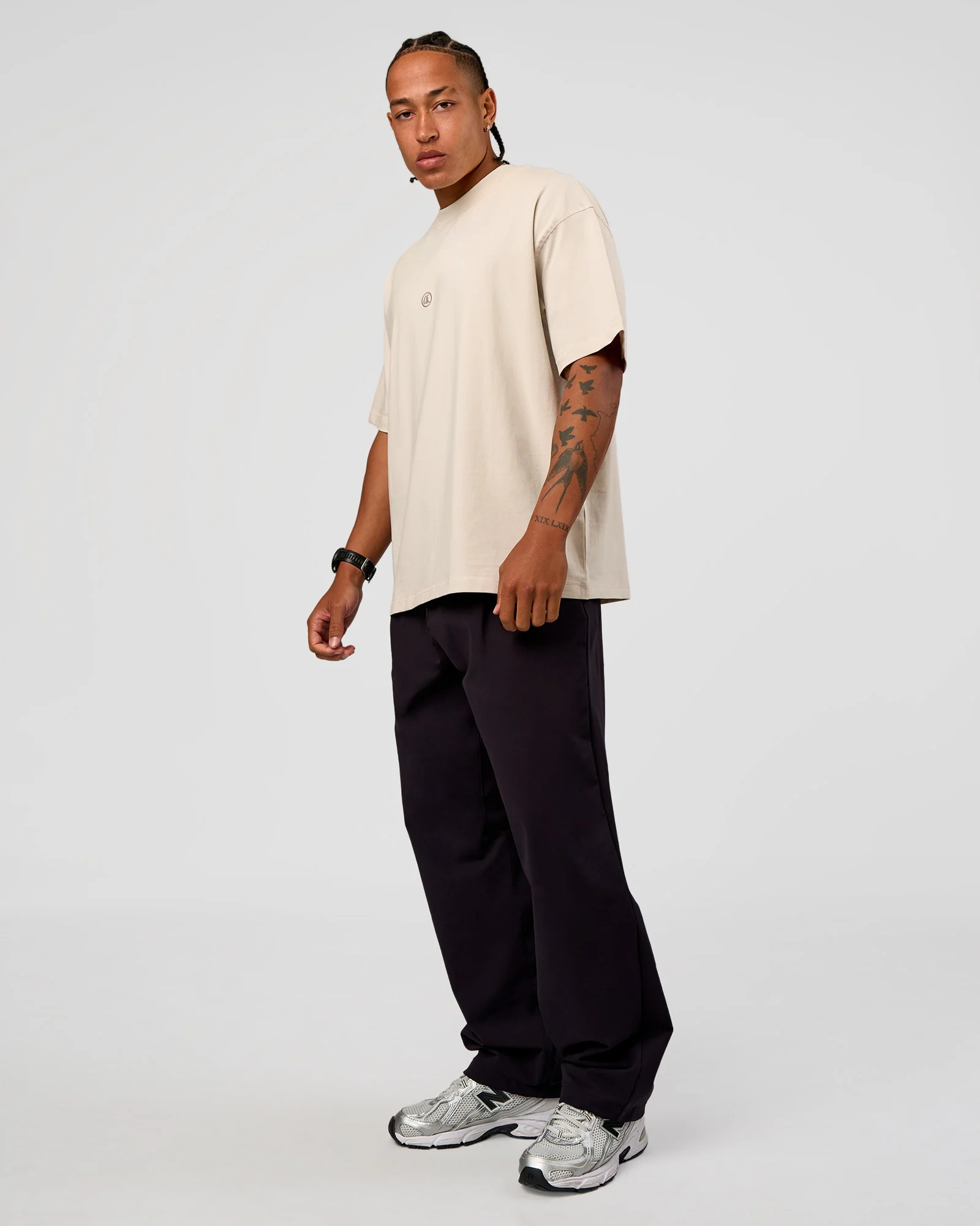 CF Unisex Oversized Heavyweight FLXCotton Tee - Clay-CF X LSKD Sport - Image 6