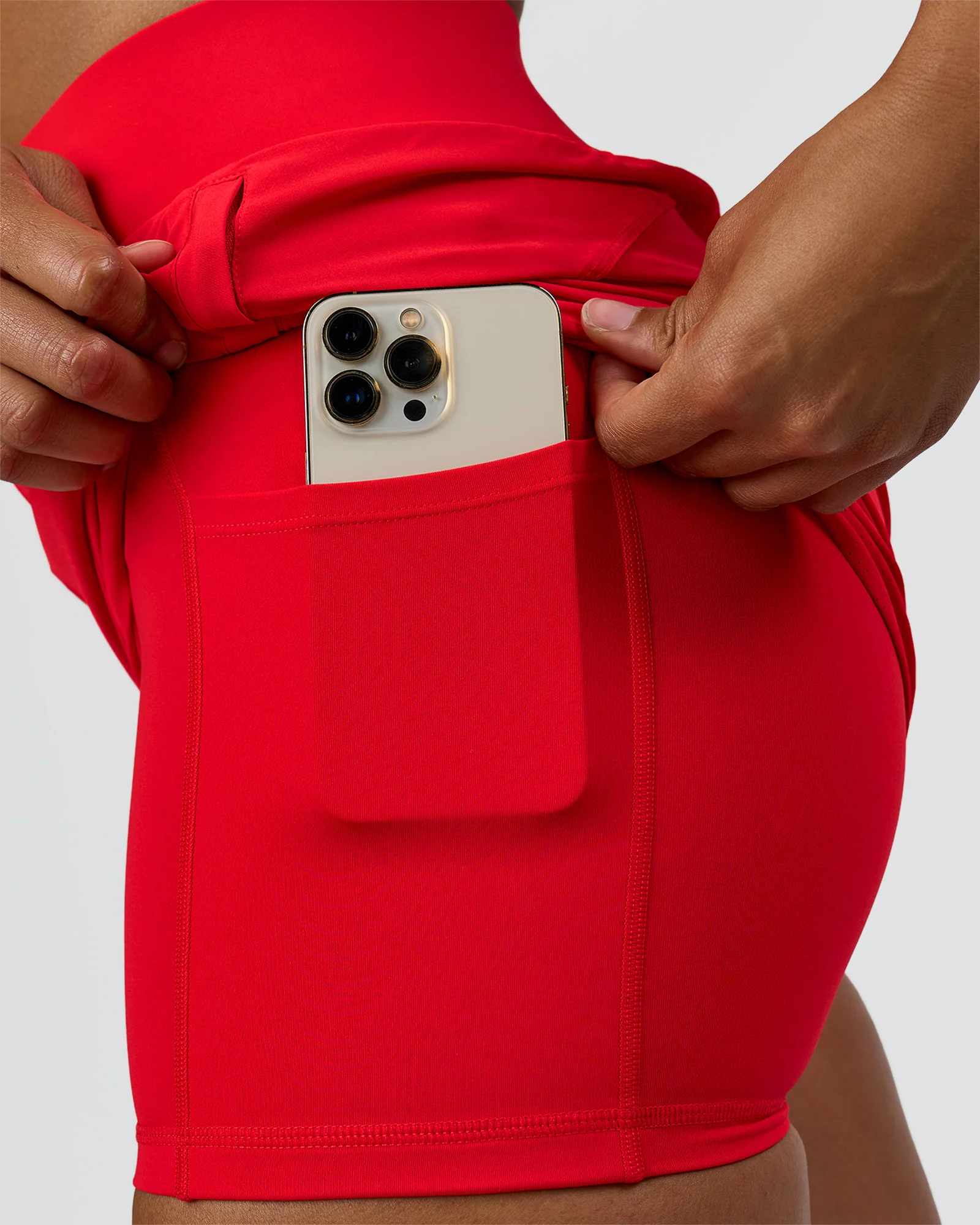 Challenger 3" Lined Performance Short - Scarlet - Image 2