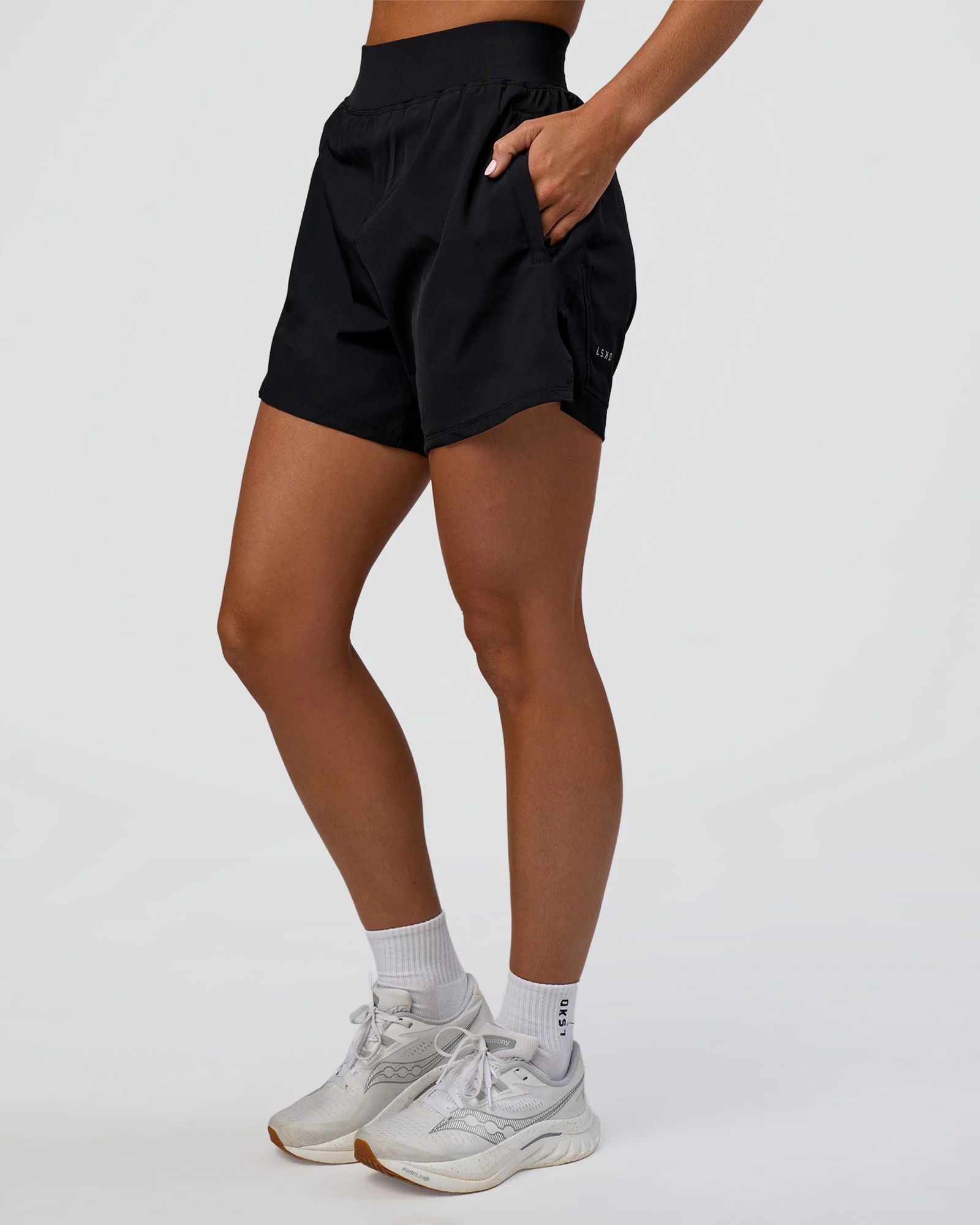 Challenger 5" Lined Performance Short - Black - Image 3