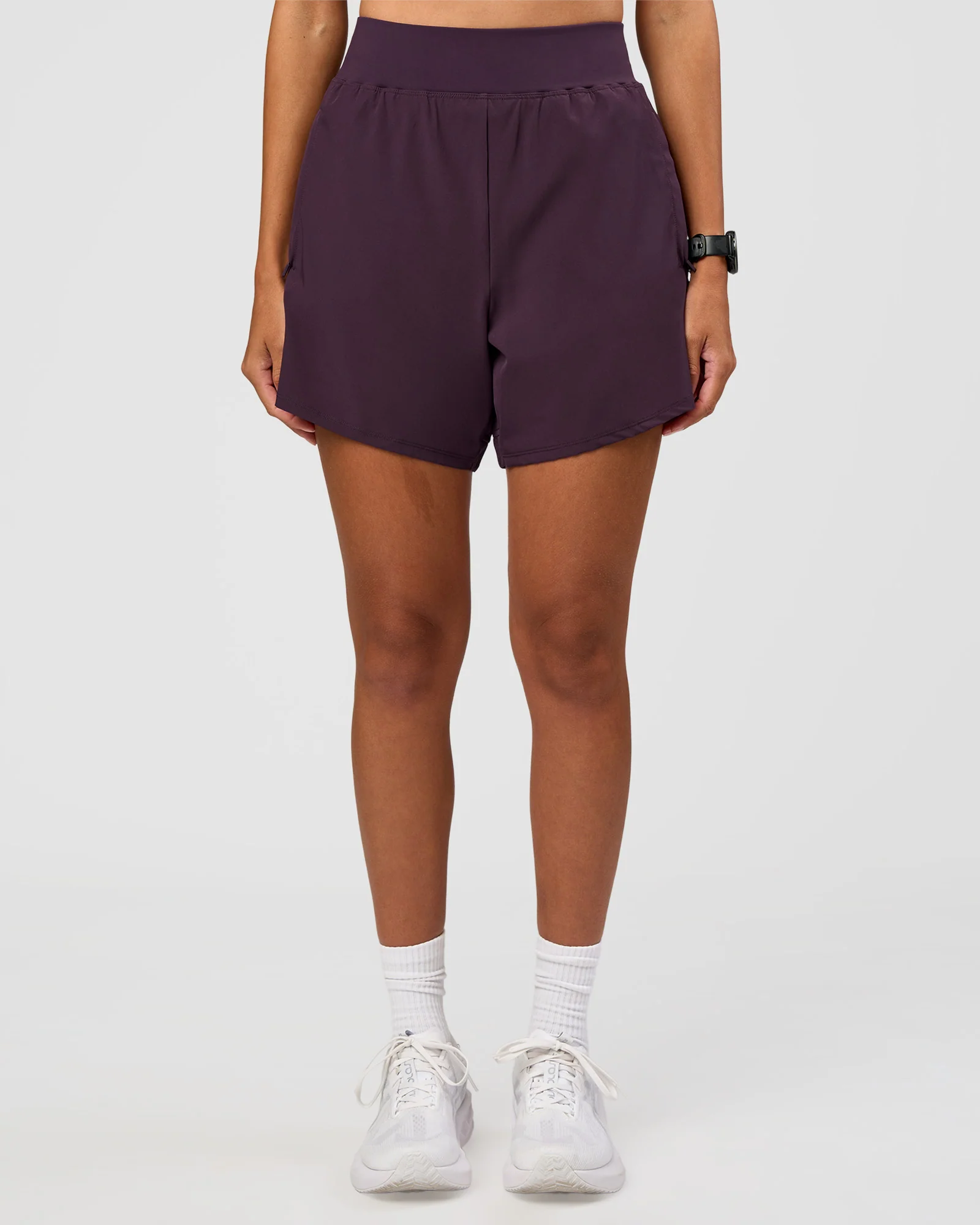 Challenger 5" Lined Performance Short - Midnight Plum - Image 2