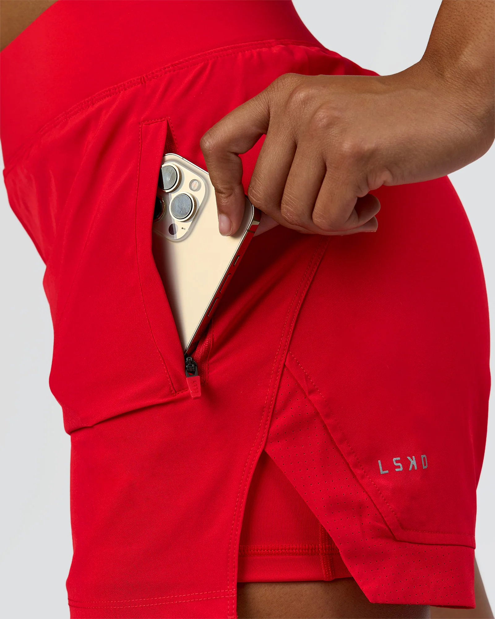 Challenger 5" Lined Performance Short - Scarlet - Image 3