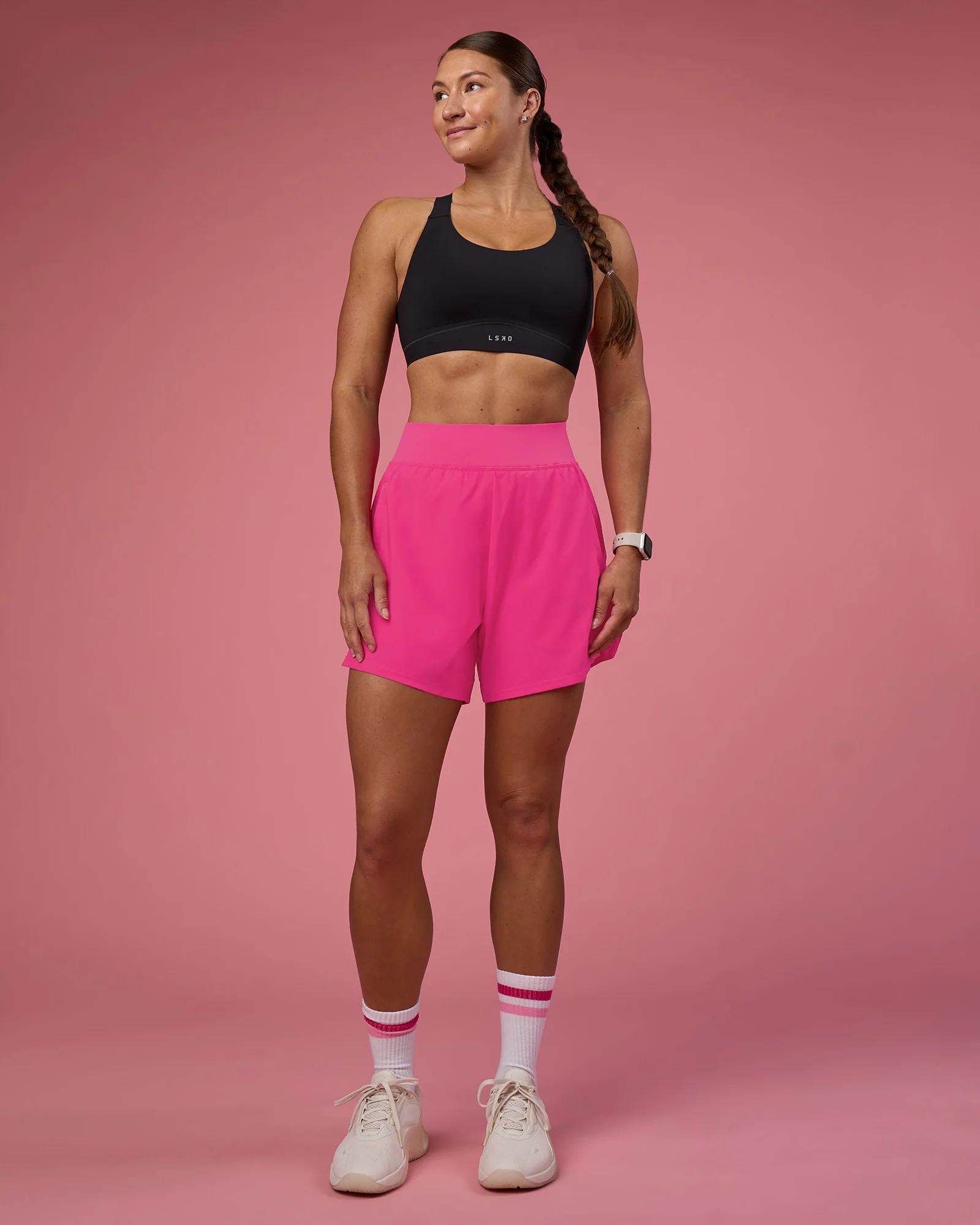 Challenger 5" Lined Performance Short - Ultra Pink - Image 6
