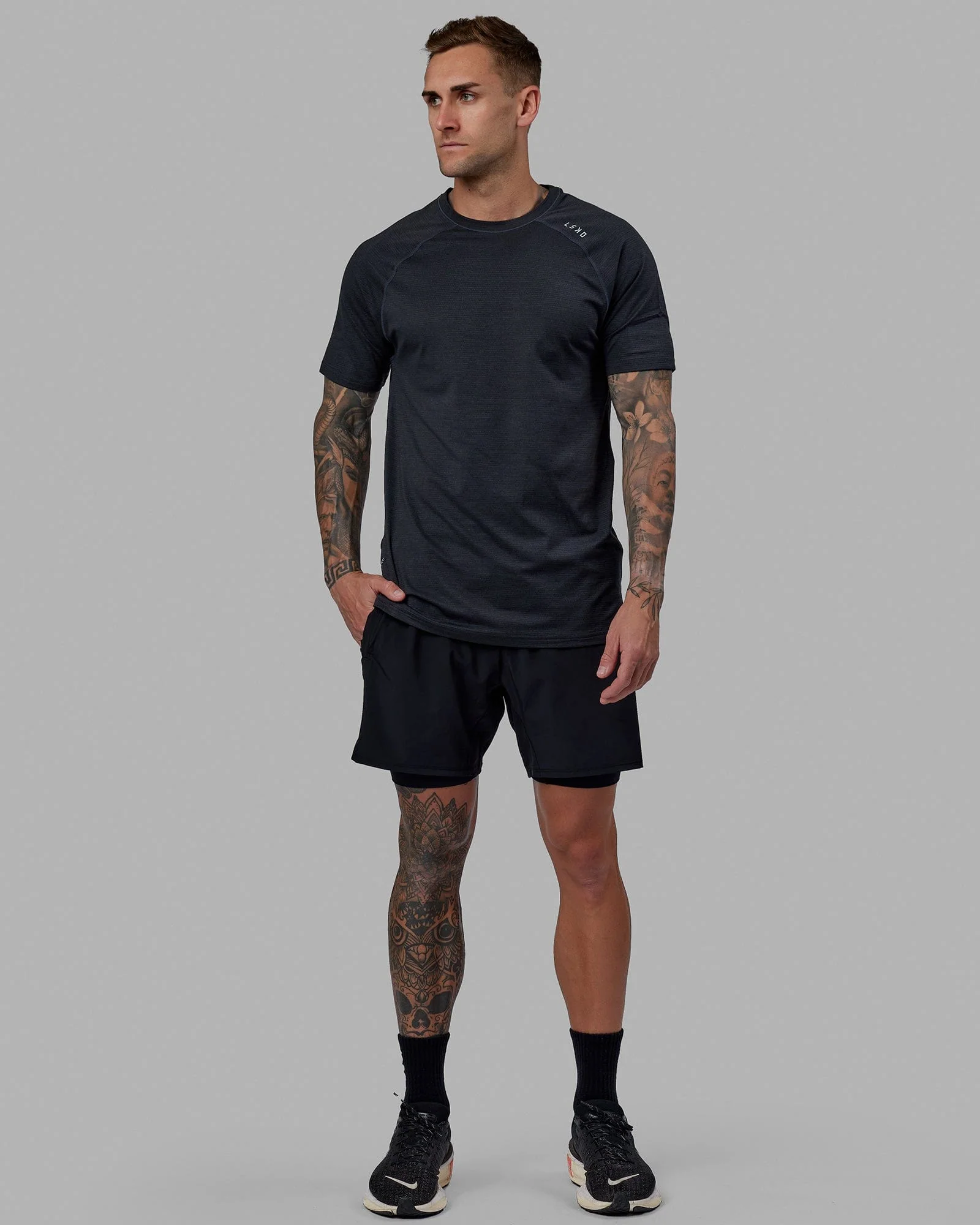 Challenger 6" Lined Performance Short - Black - Image 5