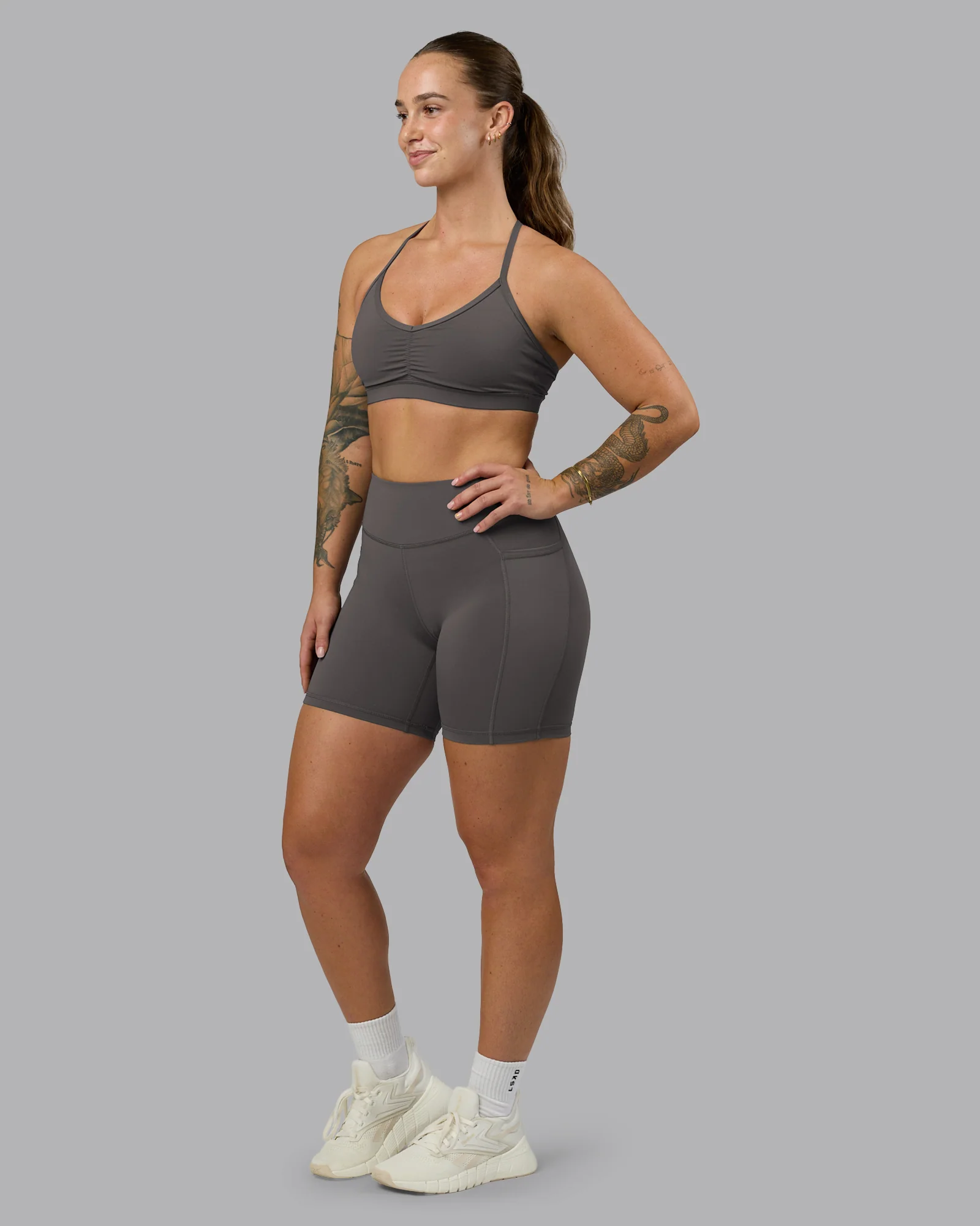 Clarity Sports Bra - Dark Storm - Image 4