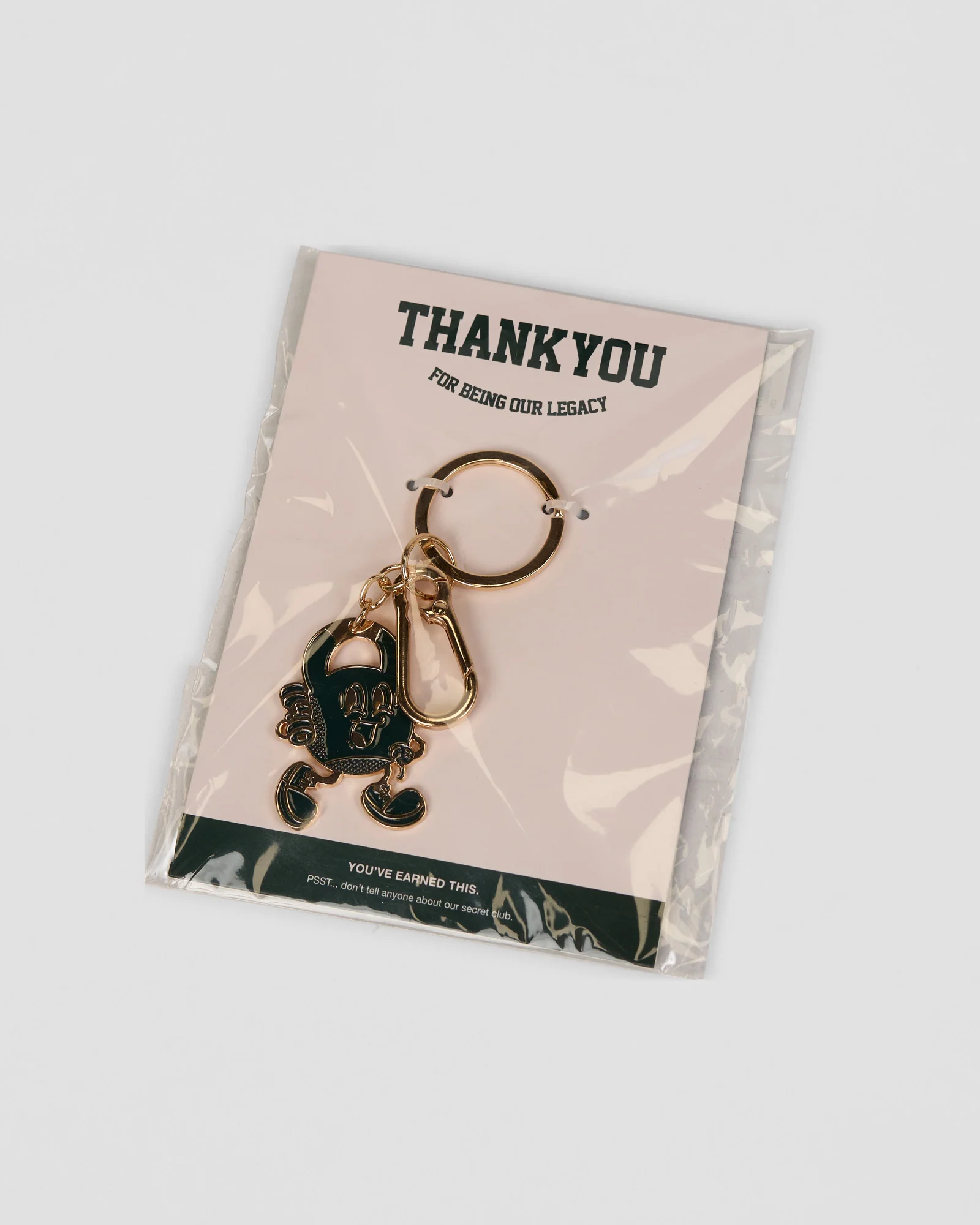 Club LSKD Key Ring - Vital Green-Light Gold - Image 3