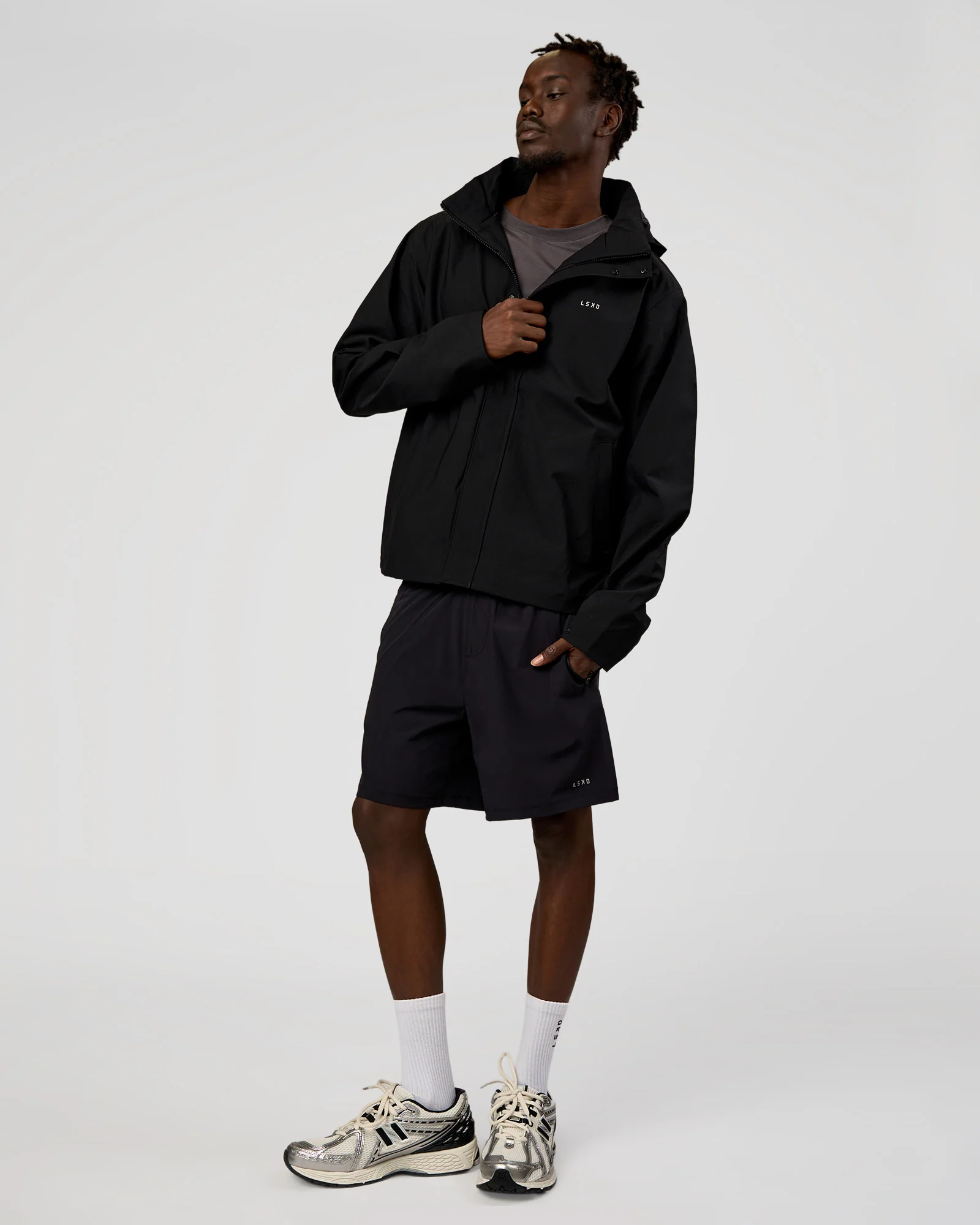 Coaches Jacket - Black - Image 3