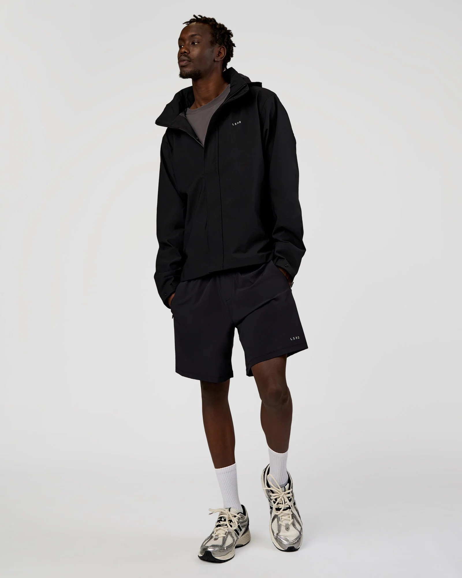 Coaches Jacket - Black - Image 7